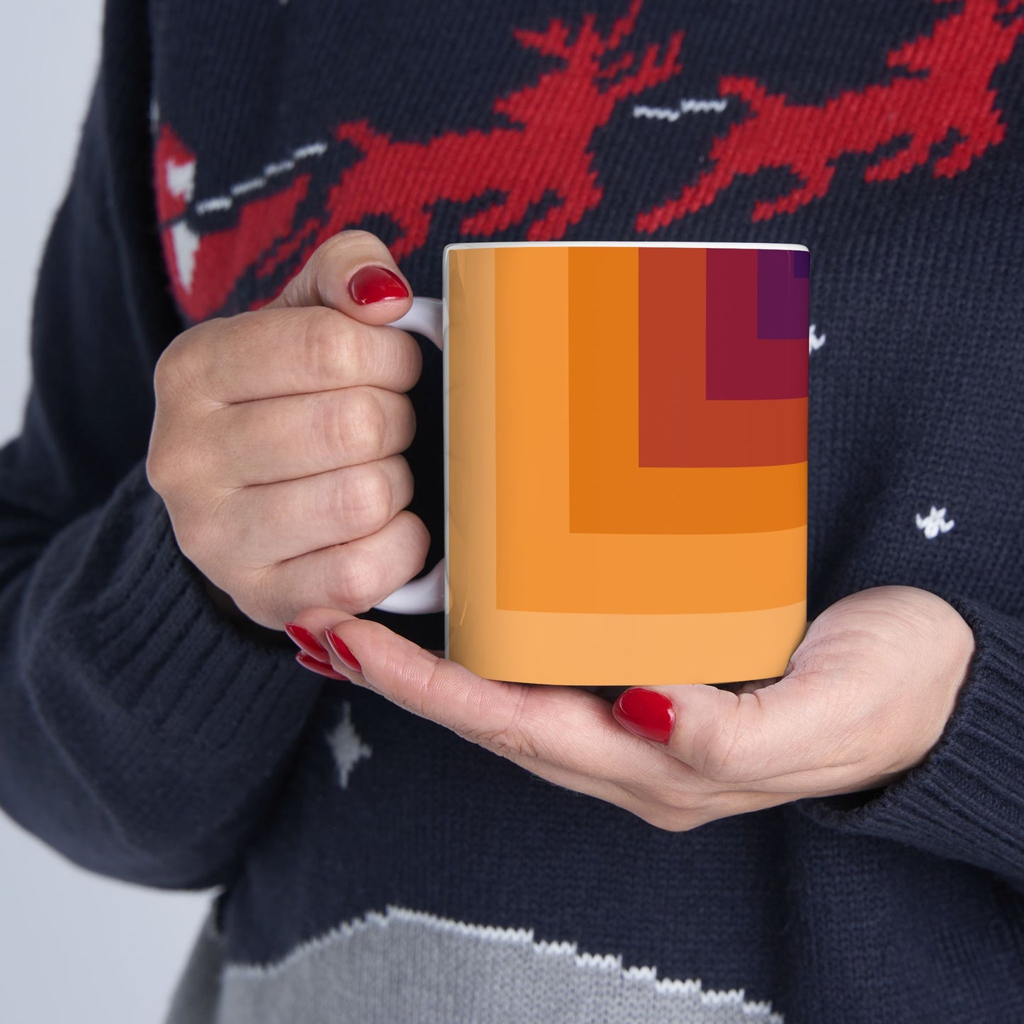 Geo Art Mug – Bold Color, Daily Joy
