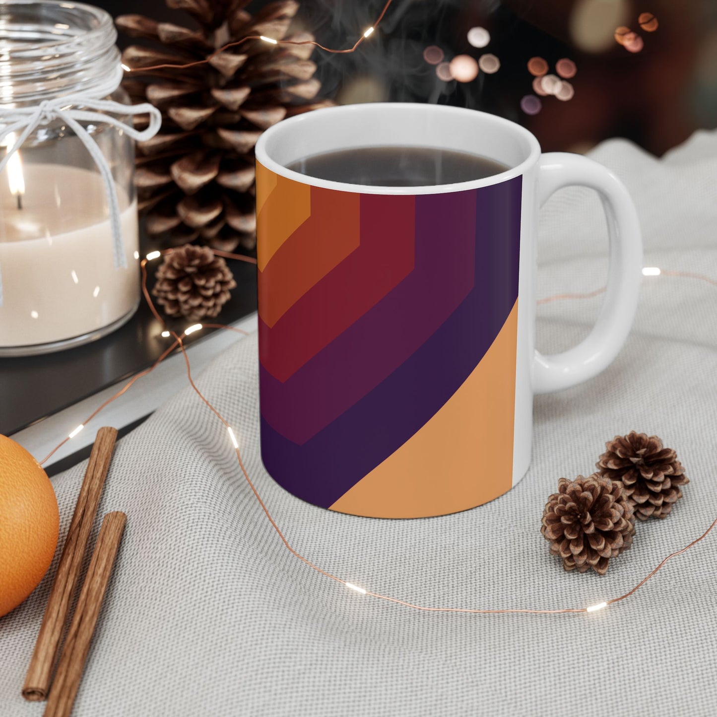 Geo Art Mug – Bold Color, Daily Joy