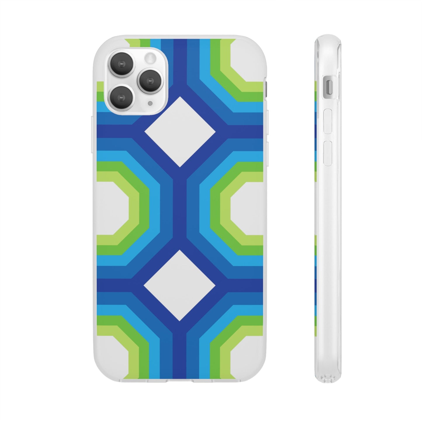 Stylish Geometric Phone Case, Flexible Phone Cover, Unique Modern Design, Perfect Gift, Trendy Accessory, Eco-Friendly Case