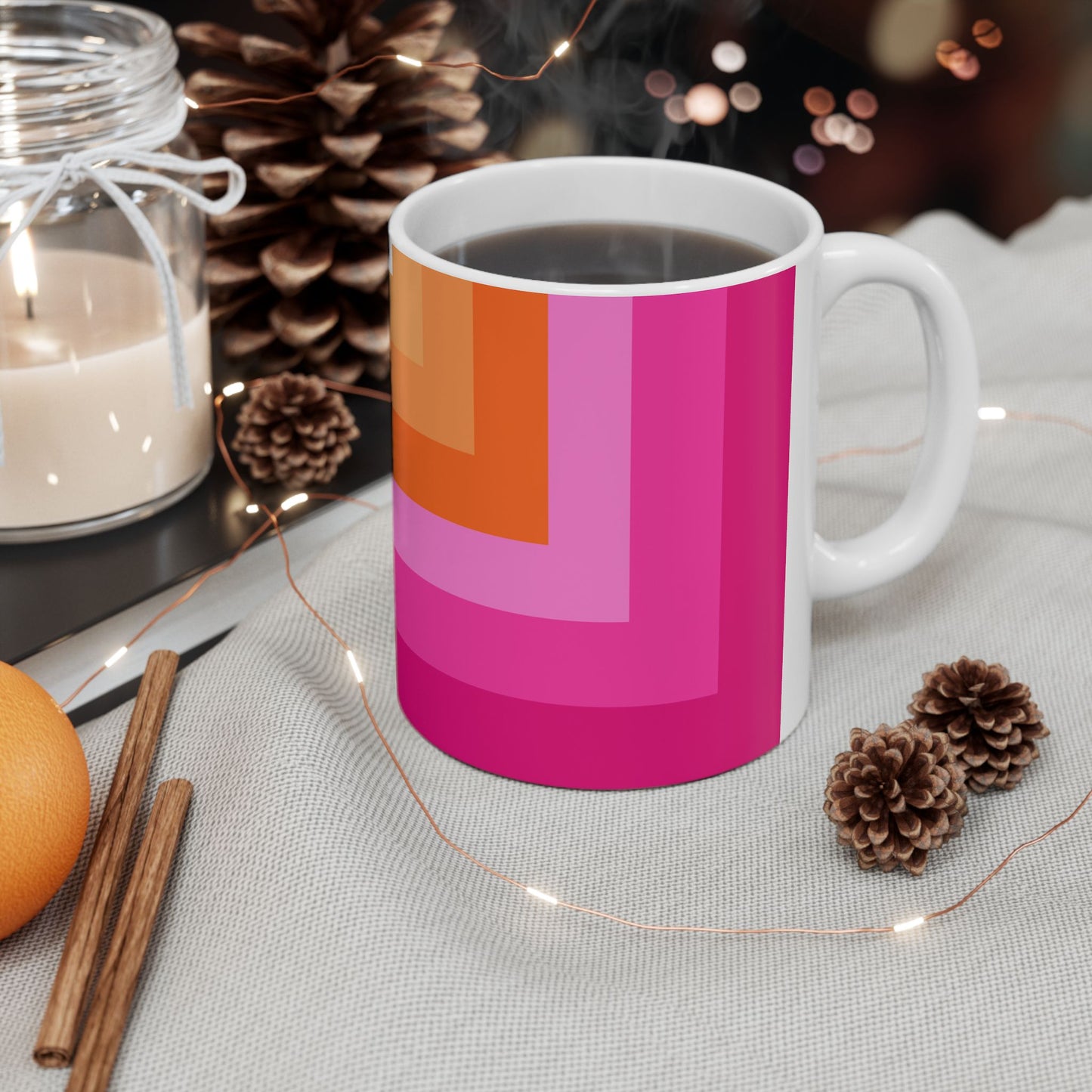 Geo Art Mug – Bold Color, Daily Joy