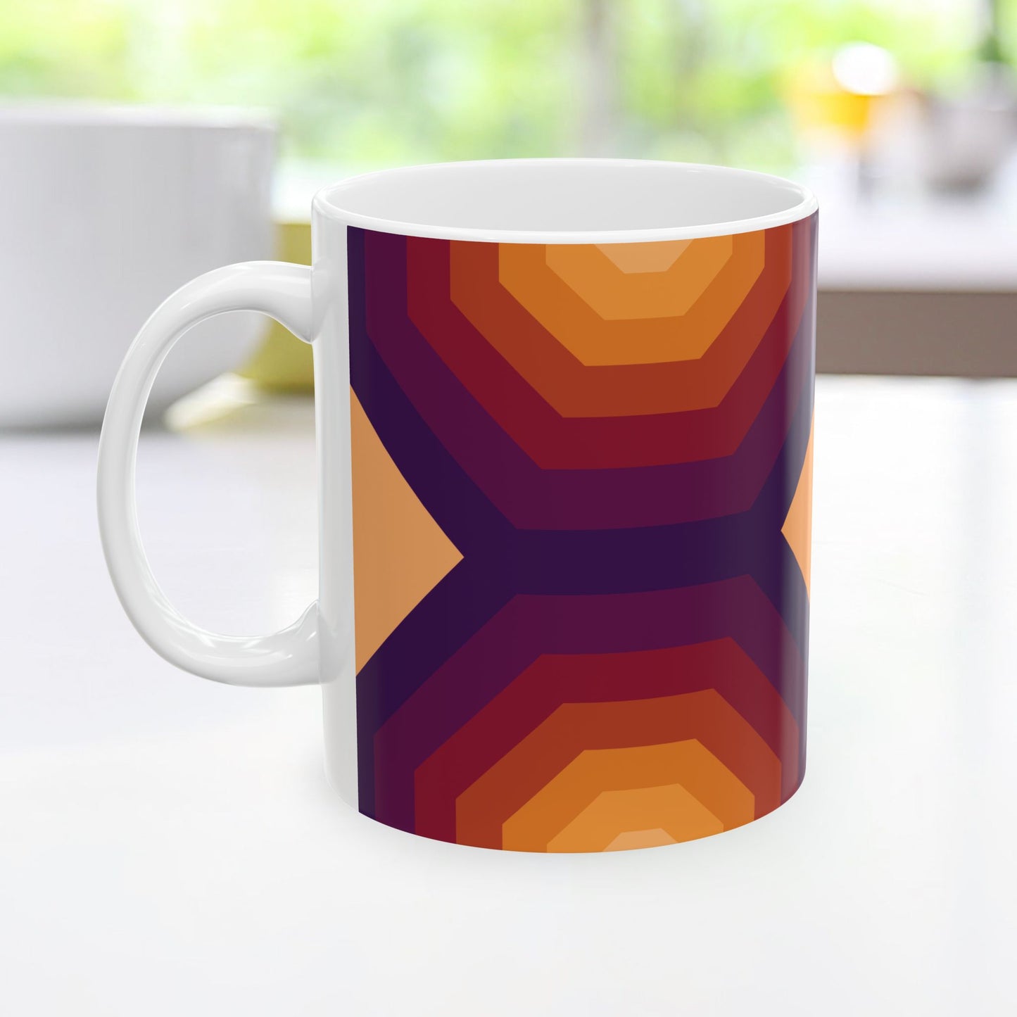 Geo Art Mug – Bold Color, Daily Joy