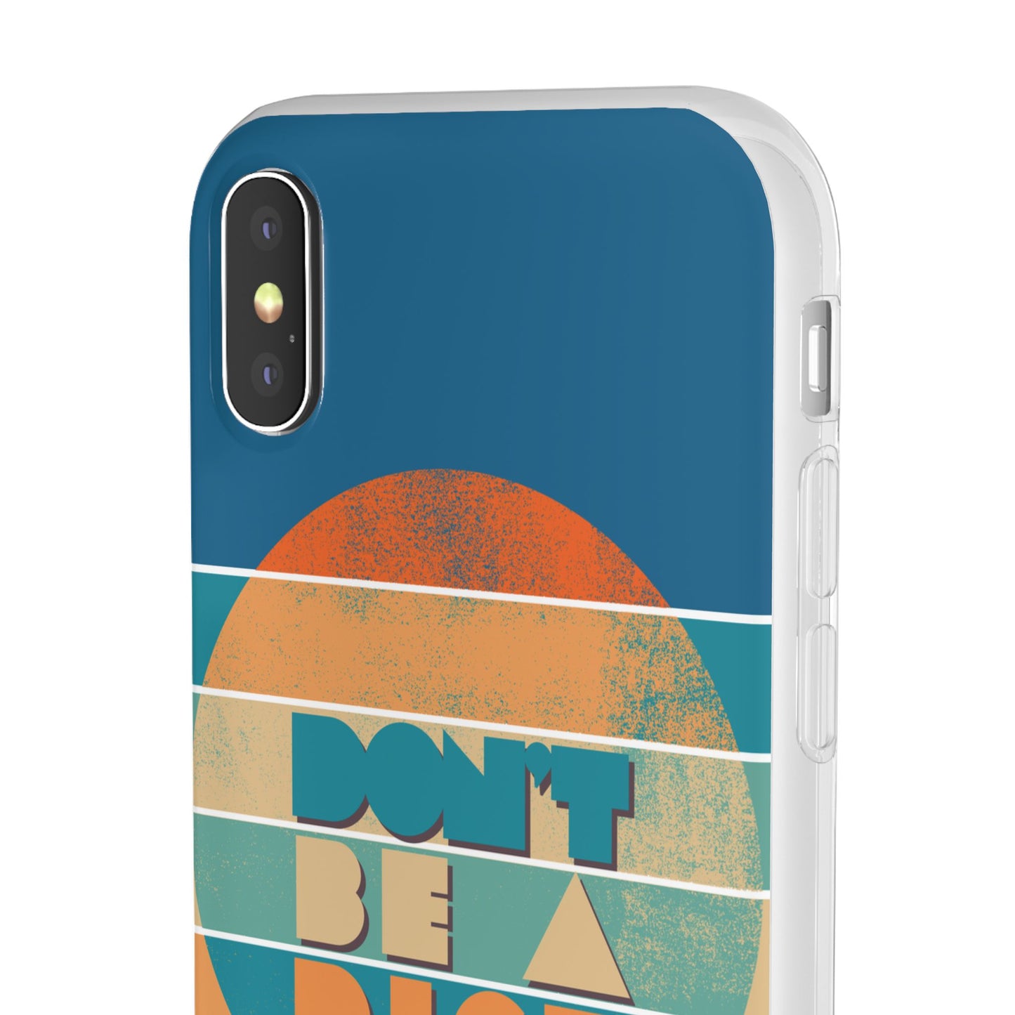 Phone Case - 'Don't Be a Dick' Retro 70s style