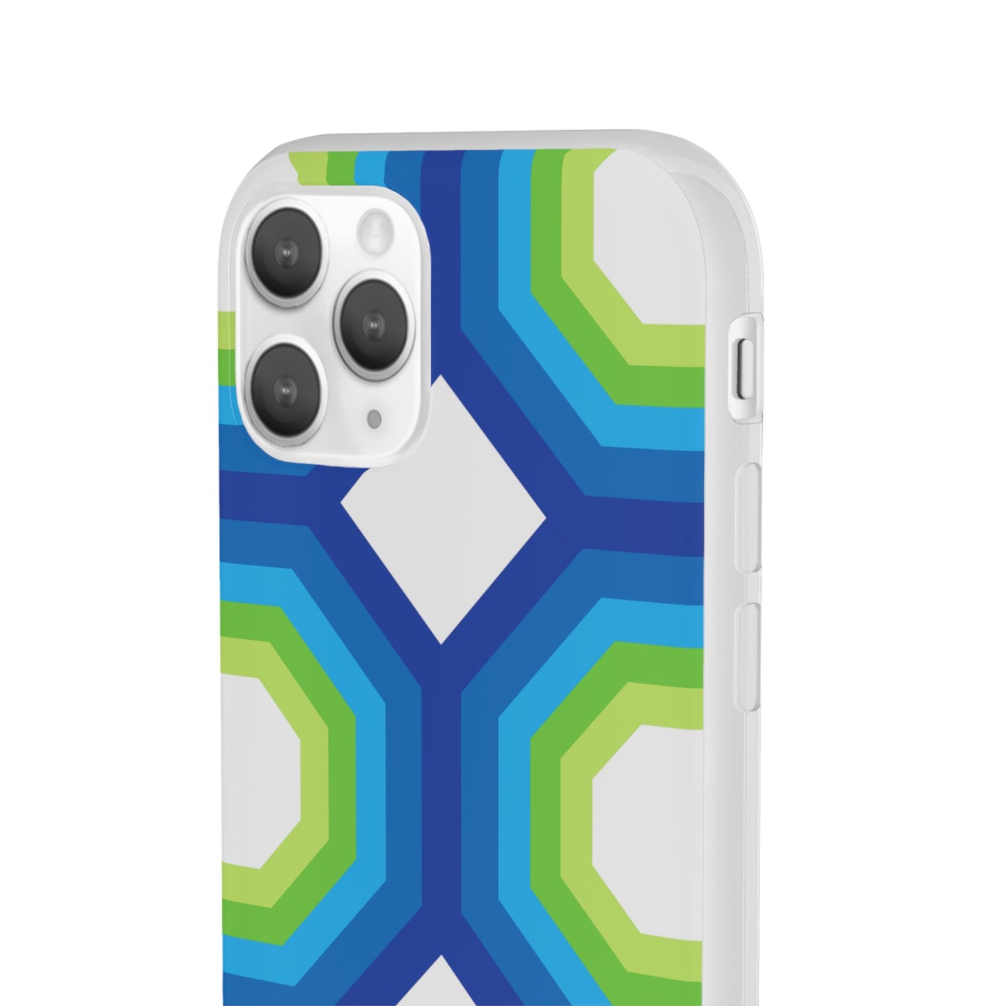 Stylish Geometric Phone Case, Flexible Phone Cover, Unique Modern Design, Perfect Gift, Trendy Accessory, Eco-Friendly Case