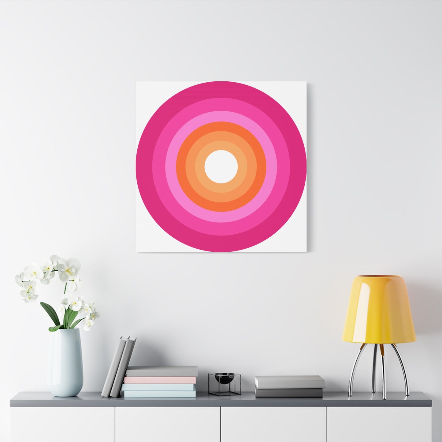 Modern Geometric Canvas Art | Bold Colors, Clean Lines, Creative Energy