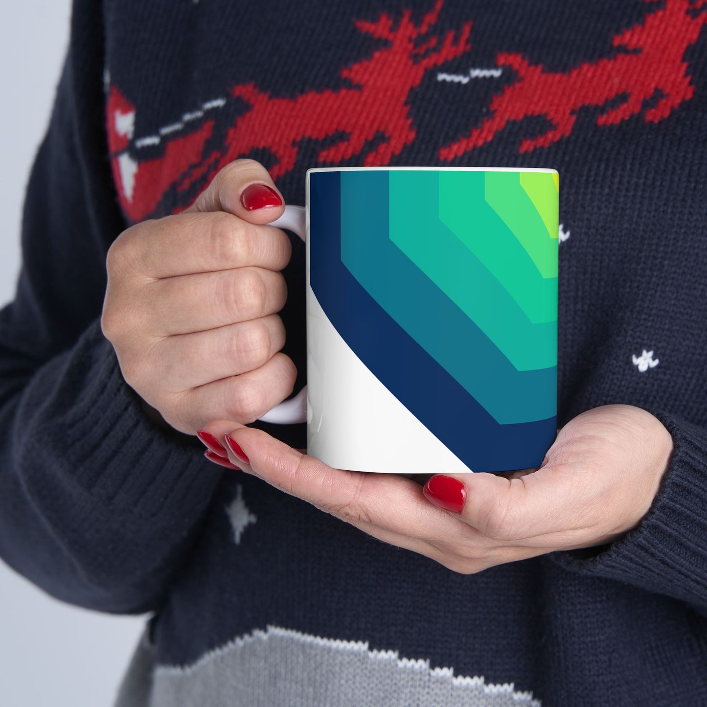 Geo Art Mug – Bold Color, Daily Joy