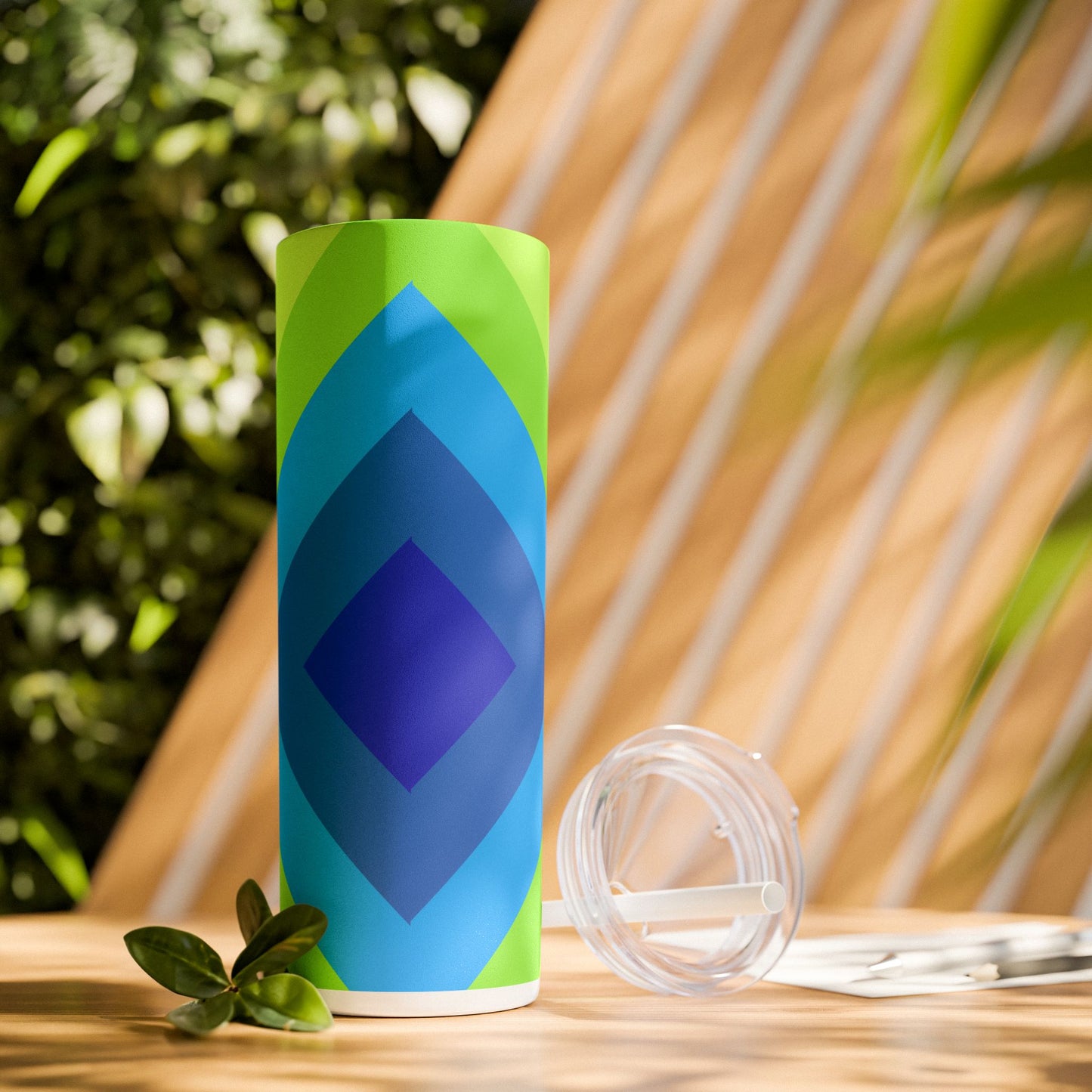 Vibrant. Versatile. Totally Sippable. – 20 oz Skinny Travel Tumbler with Straw