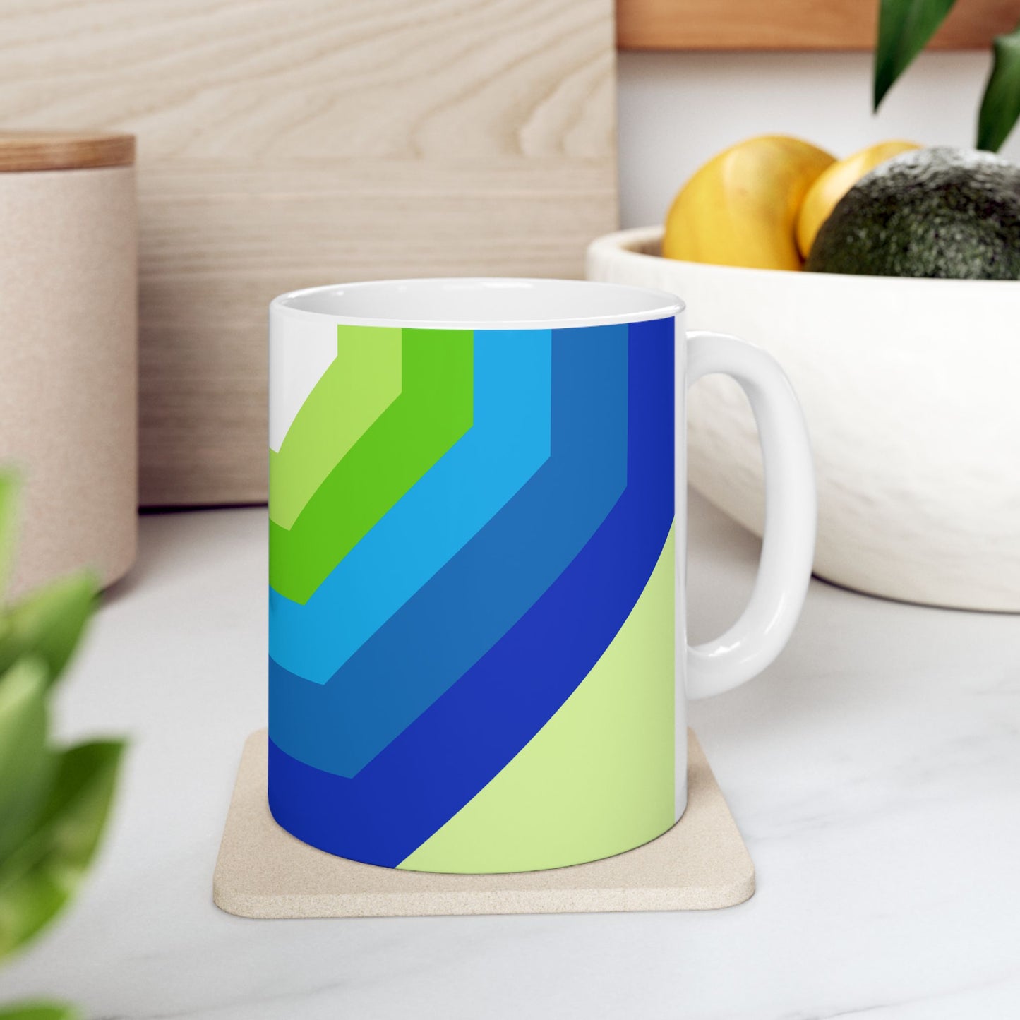 Geo Art Mug – Bold Color, Daily Joy