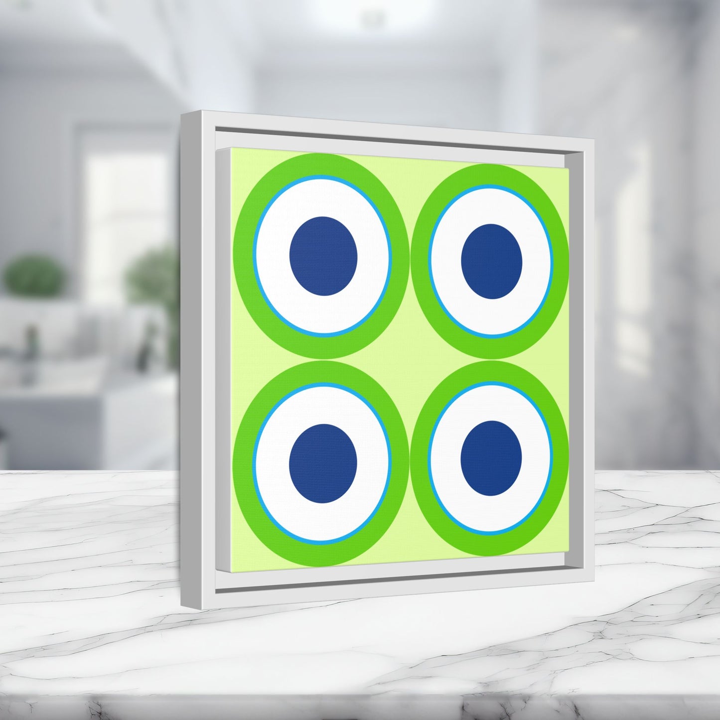 Copy of Modern Framed Geometric Canvas Art | Bold Color Meets Clean Framing