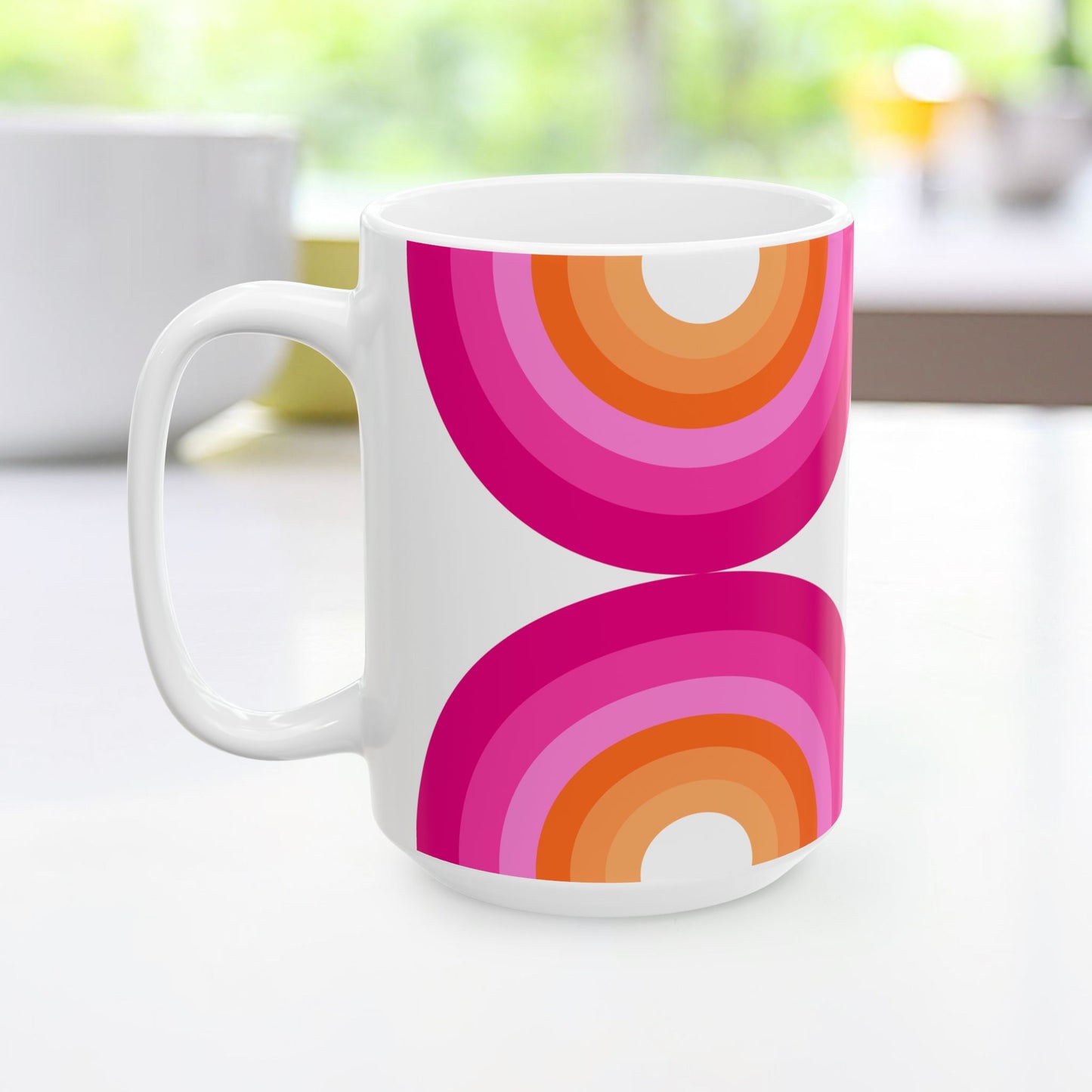 Geo Art Mug – Bold Color, Daily Joy
