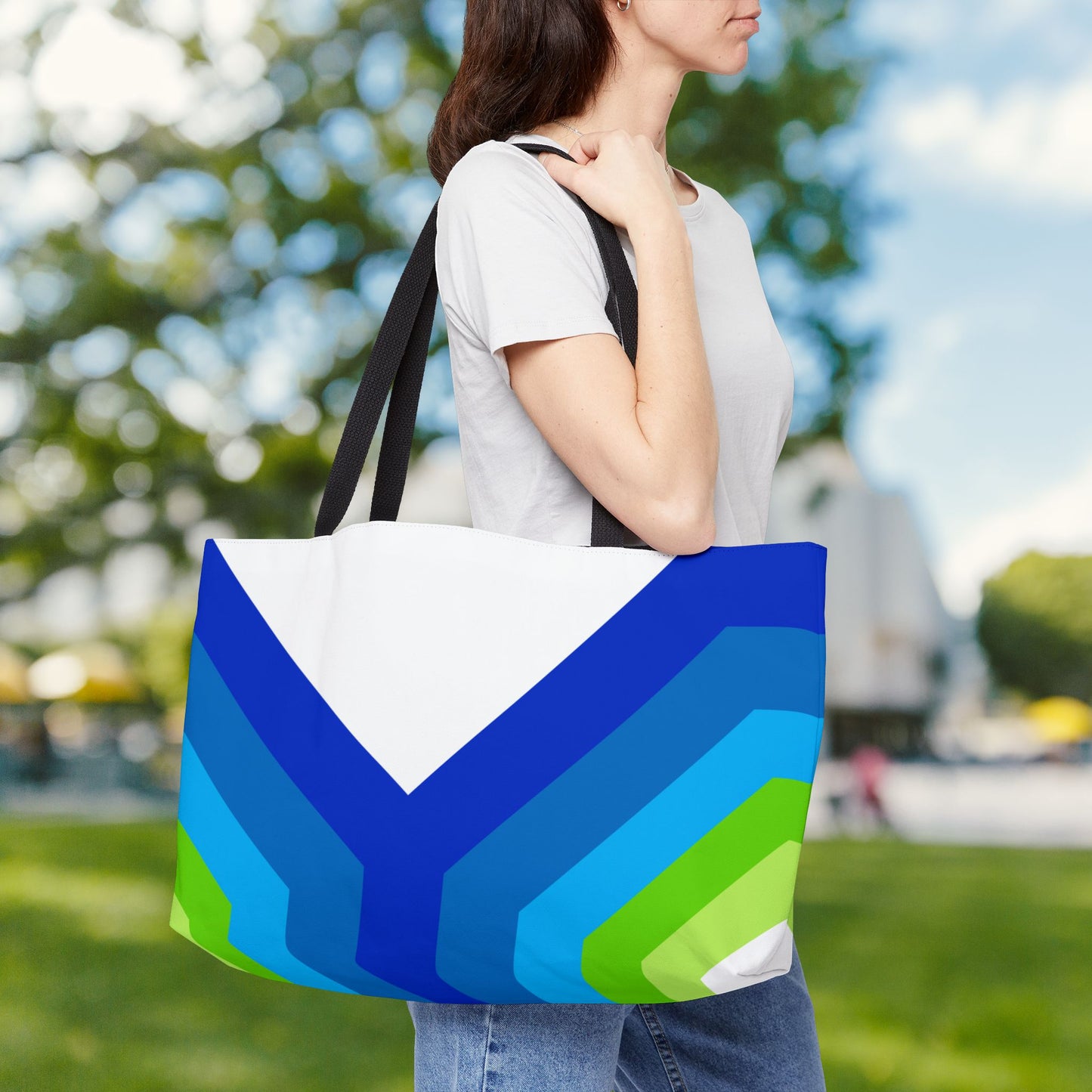 Geometric Art XVI — XL Tote Bag | Carry-All