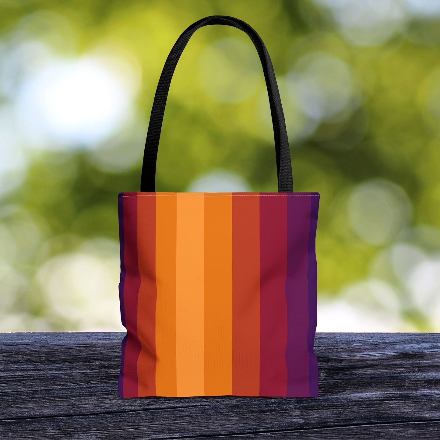 Geometric Art Tote Bag – 3 sizes | Bold lines. Vivid color. Retro with a modern twist.