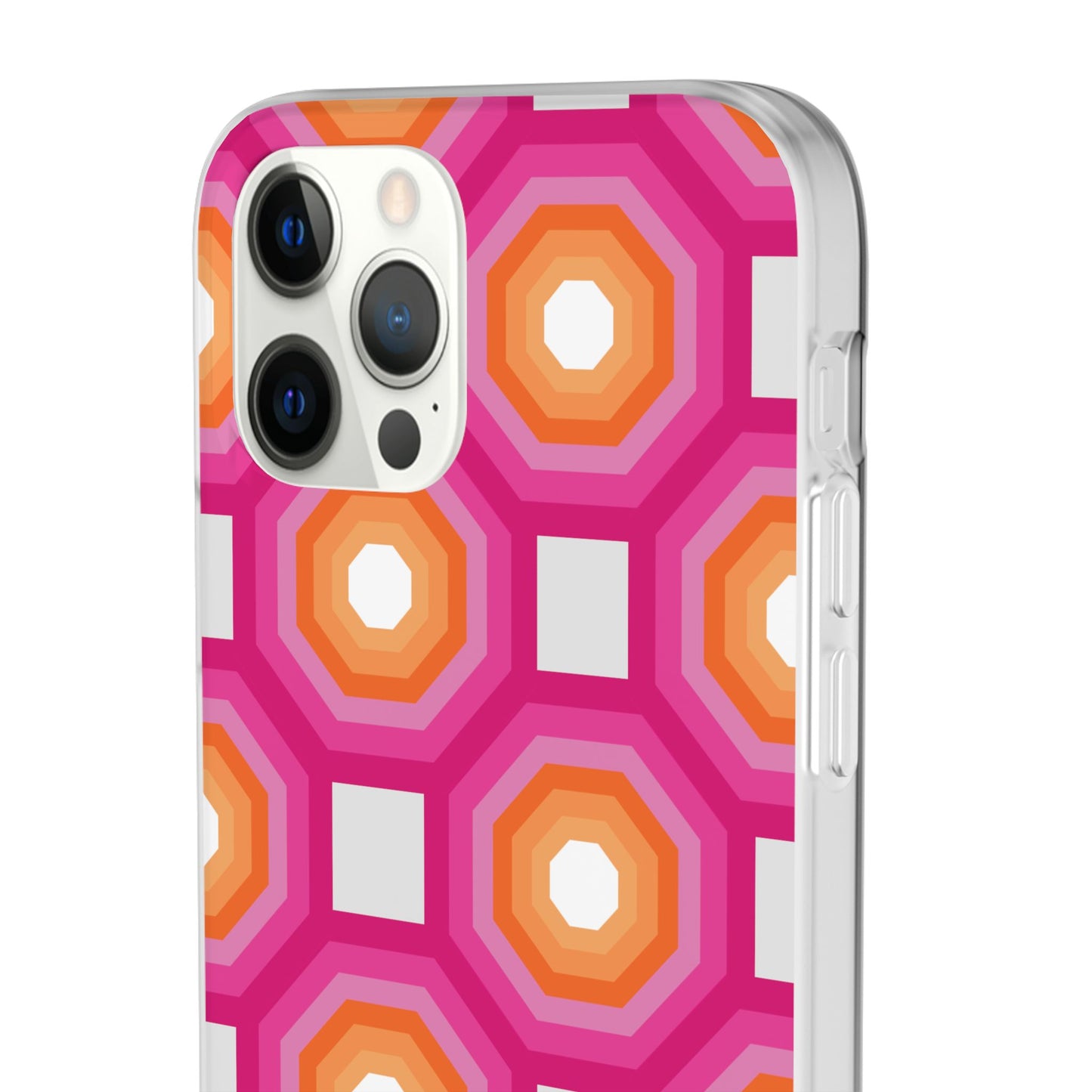 Stylish Geometric Phone Case, Flexible Phone Cover, Unique Modern Design, Perfect Gift, Trendy Accessory, Eco-Friendly Case