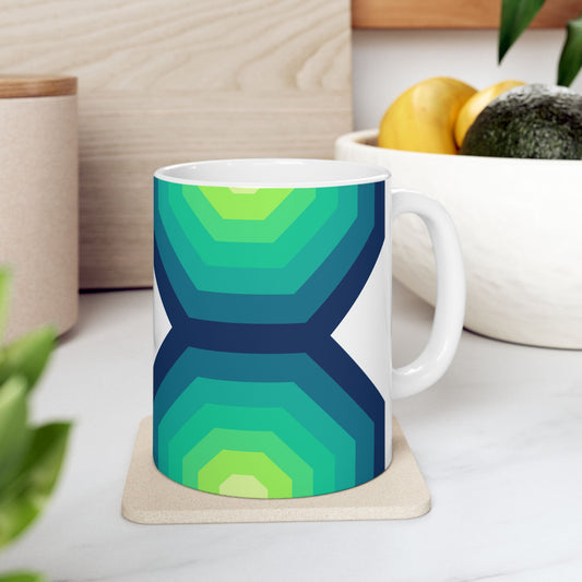 Geo Art Mug – Bold Color, Daily Joy
