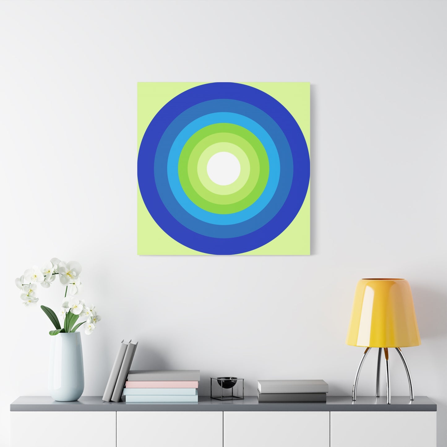 Modern Geometric Canvas Art | Bold Colors, Clean Lines, Creative Energy