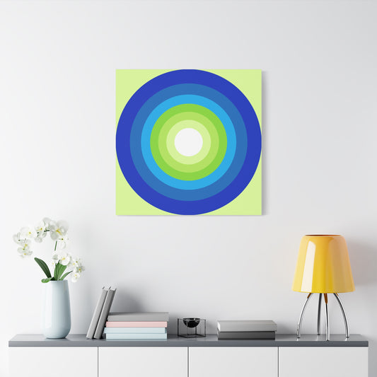 Modern Geometric Canvas Art | Bold Colors, Clean Lines, Creative Energy