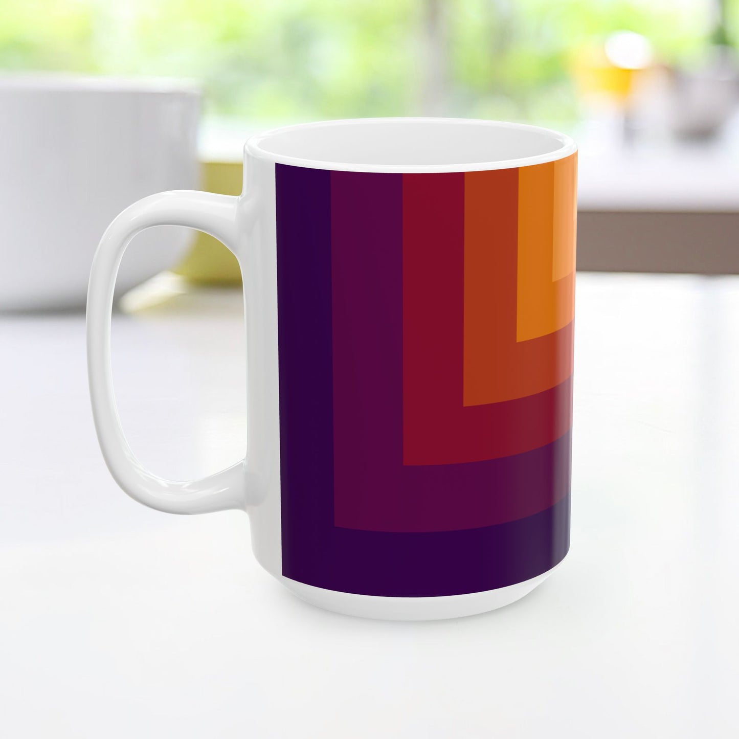 Geo Art Mug – Bold Color, Daily Joy