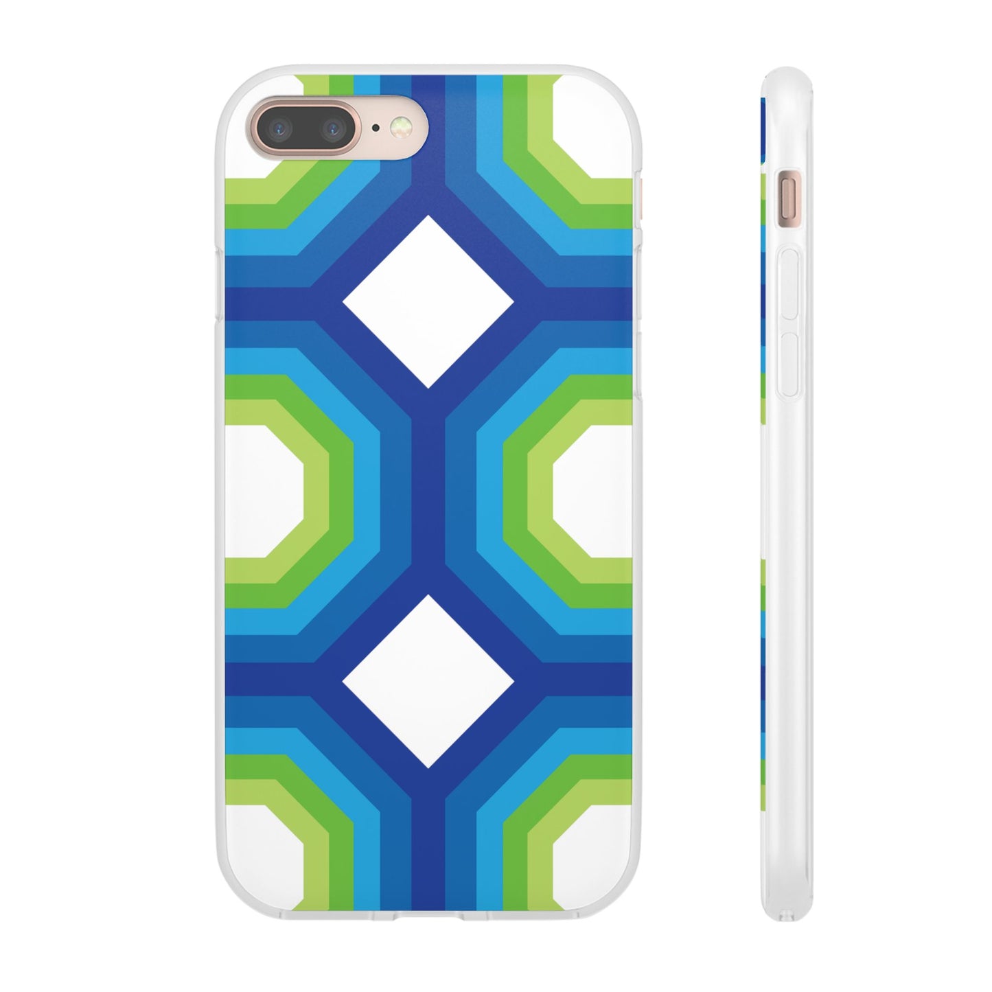 Stylish Geometric Phone Case, Flexible Phone Cover, Unique Modern Design, Perfect Gift, Trendy Accessory, Eco-Friendly Case