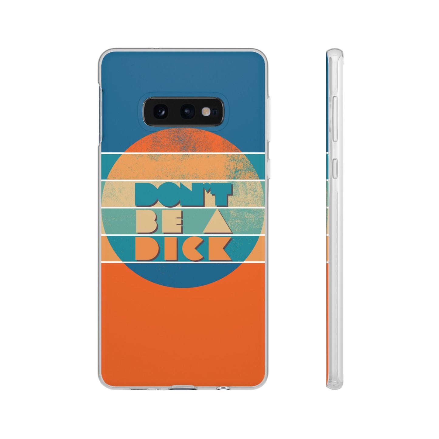 Phone Case - 'Don't Be a Dick' Retro 70s style