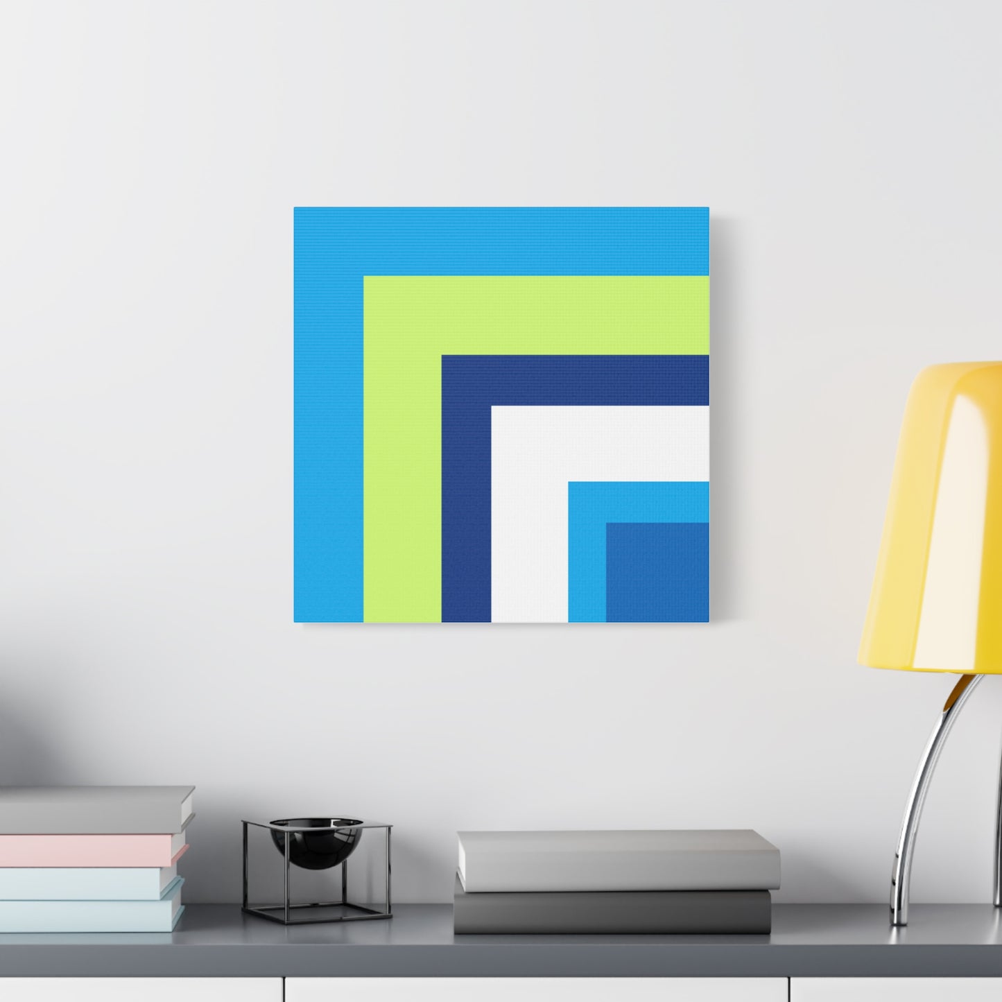 Modern Geometric Canvas Art | Bold Colors, Clean Lines, Creative Energy