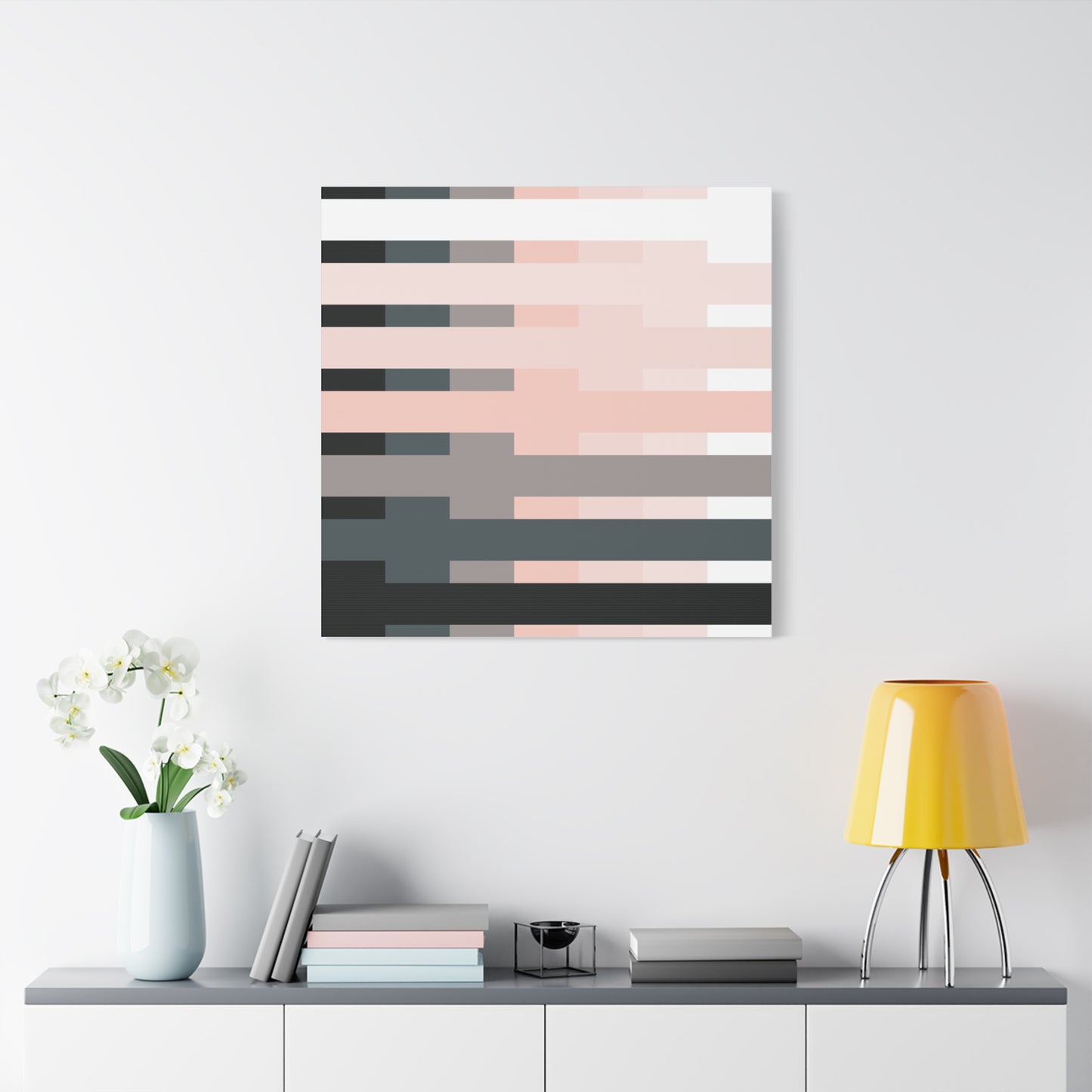 Modern Geometric Canvas Art | Bold Colors, Clean Lines, Creative Energy