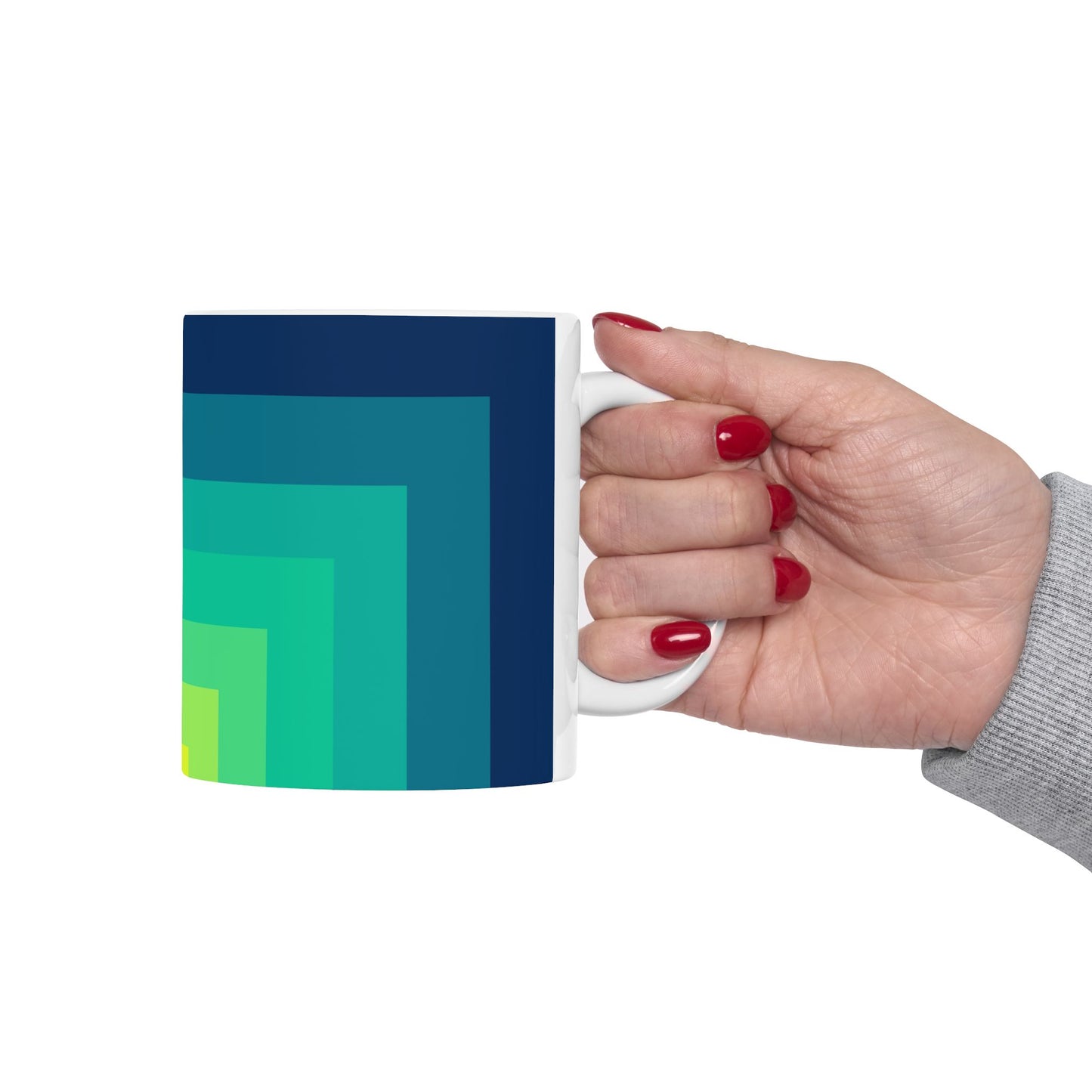 Geo Art Mug – Bold Color, Daily Joy