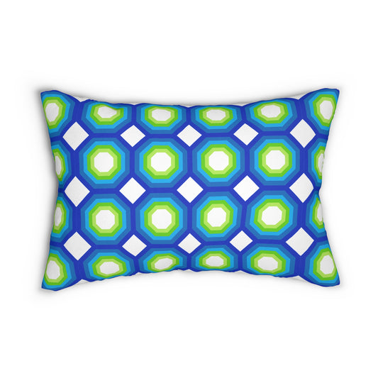 Geometric Lumbar Pillow | Bold Style, Everyday Comfort