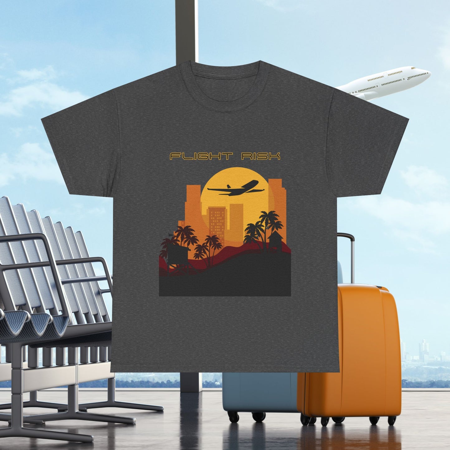 Flight Risk Unisex Tee, Travel Lover dreamy T-Shirt, Adventure Shirt, Wanderlust