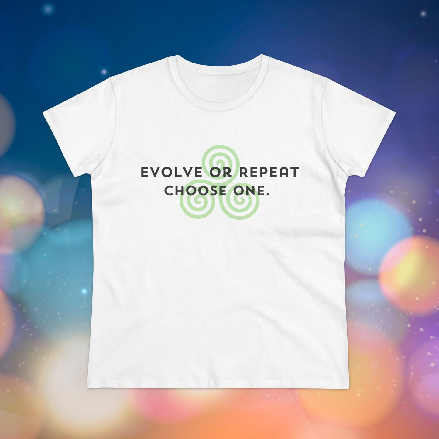 Reincarnation Cycle Women's Tee, Seeker Healer Spiritual Shirt, Path of Personal