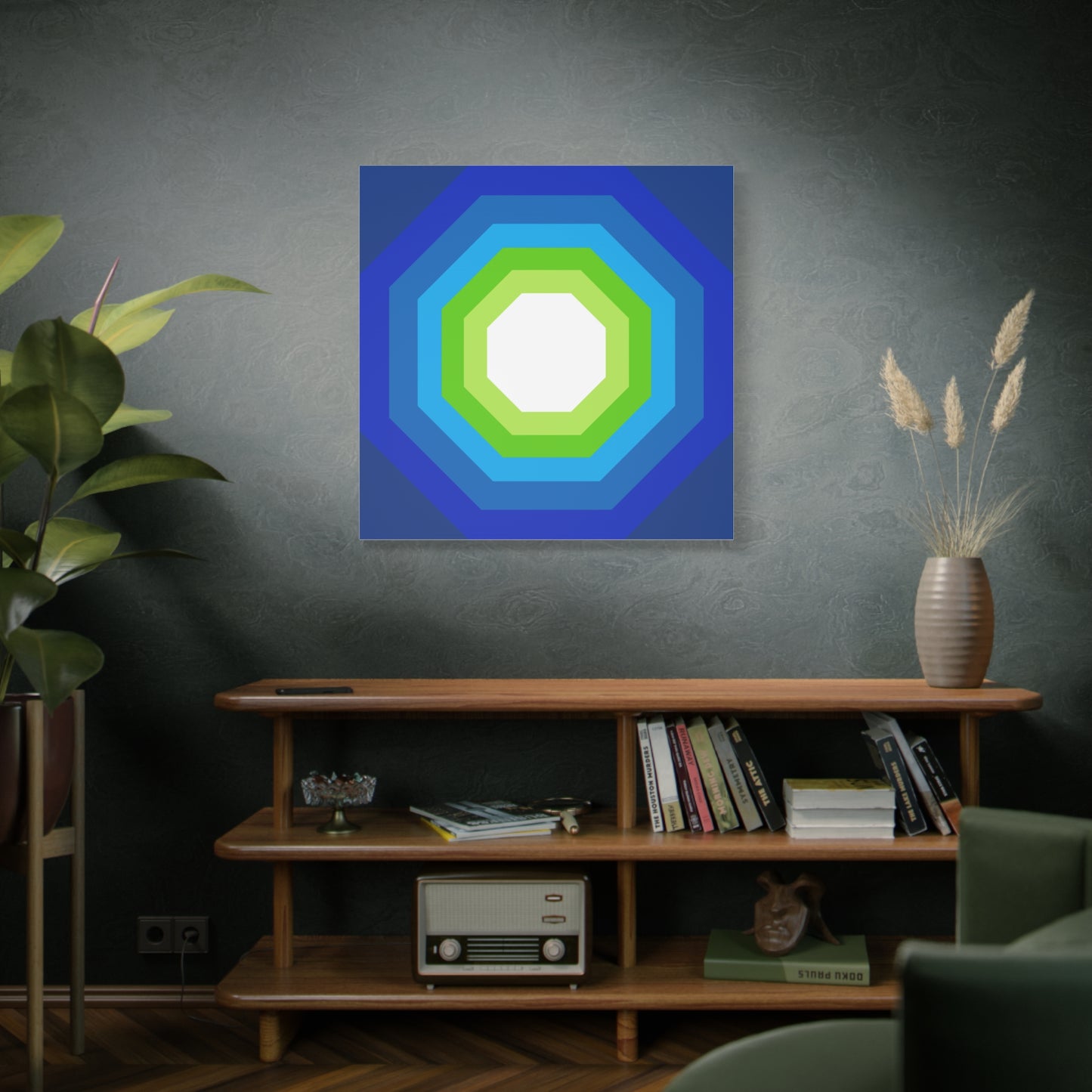 Modern Geometric Canvas Art | Bold Colors, Clean Lines, Creative Energy
