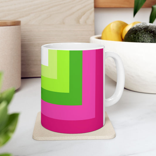 Geo Art Mug – Bold Color, Daily Joy
