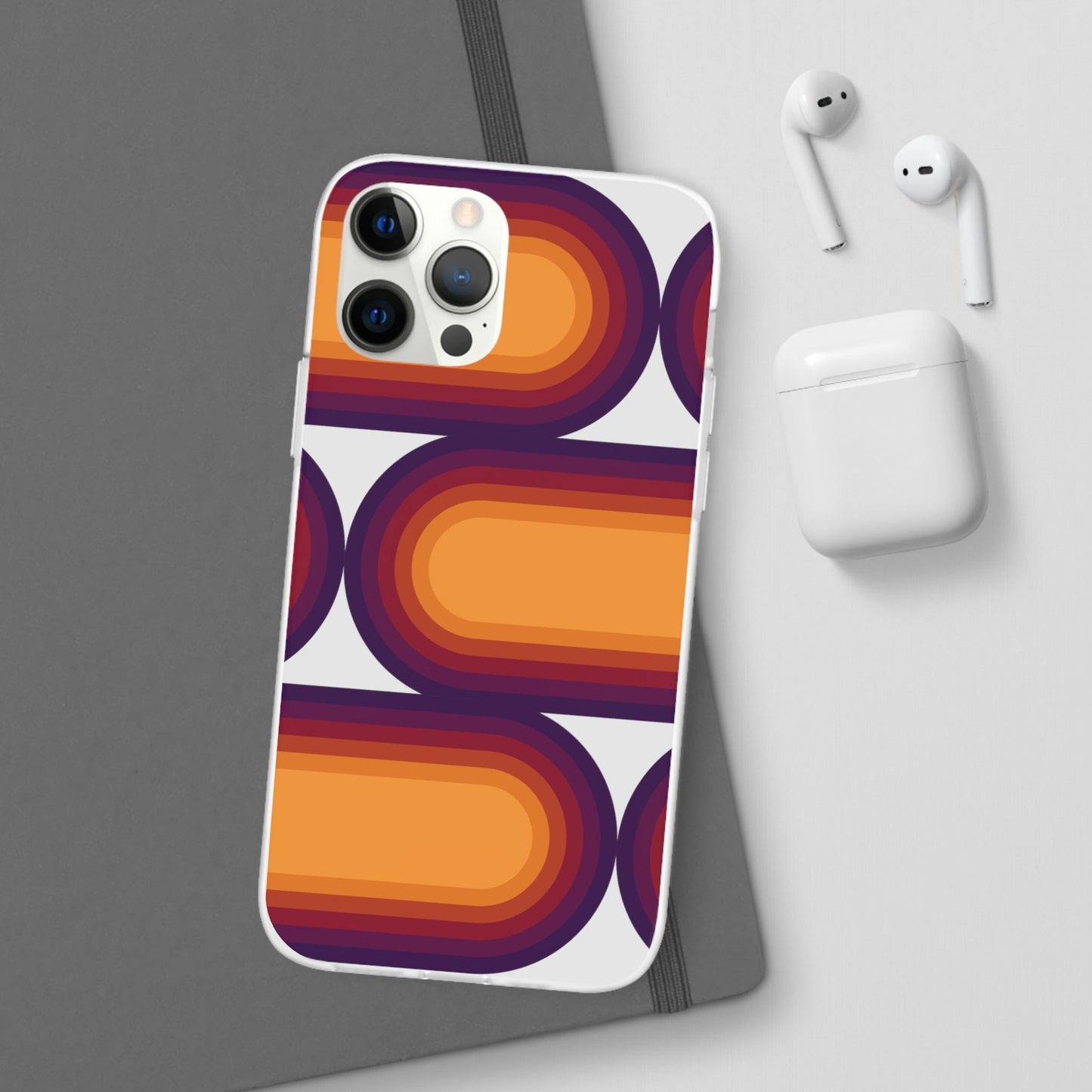 Stylish Geometric Phone Case, Flexible Phone Cover, Unique Modern Design, Perfect Gift, Trendy Accessory, Eco-Friendly Case