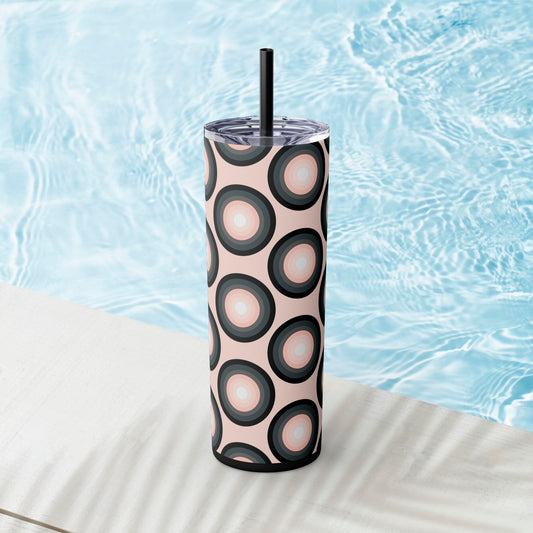 Vibrant. Versatile. Totally Sippable. – 20 oz Skinny Travel Tumbler with Straw