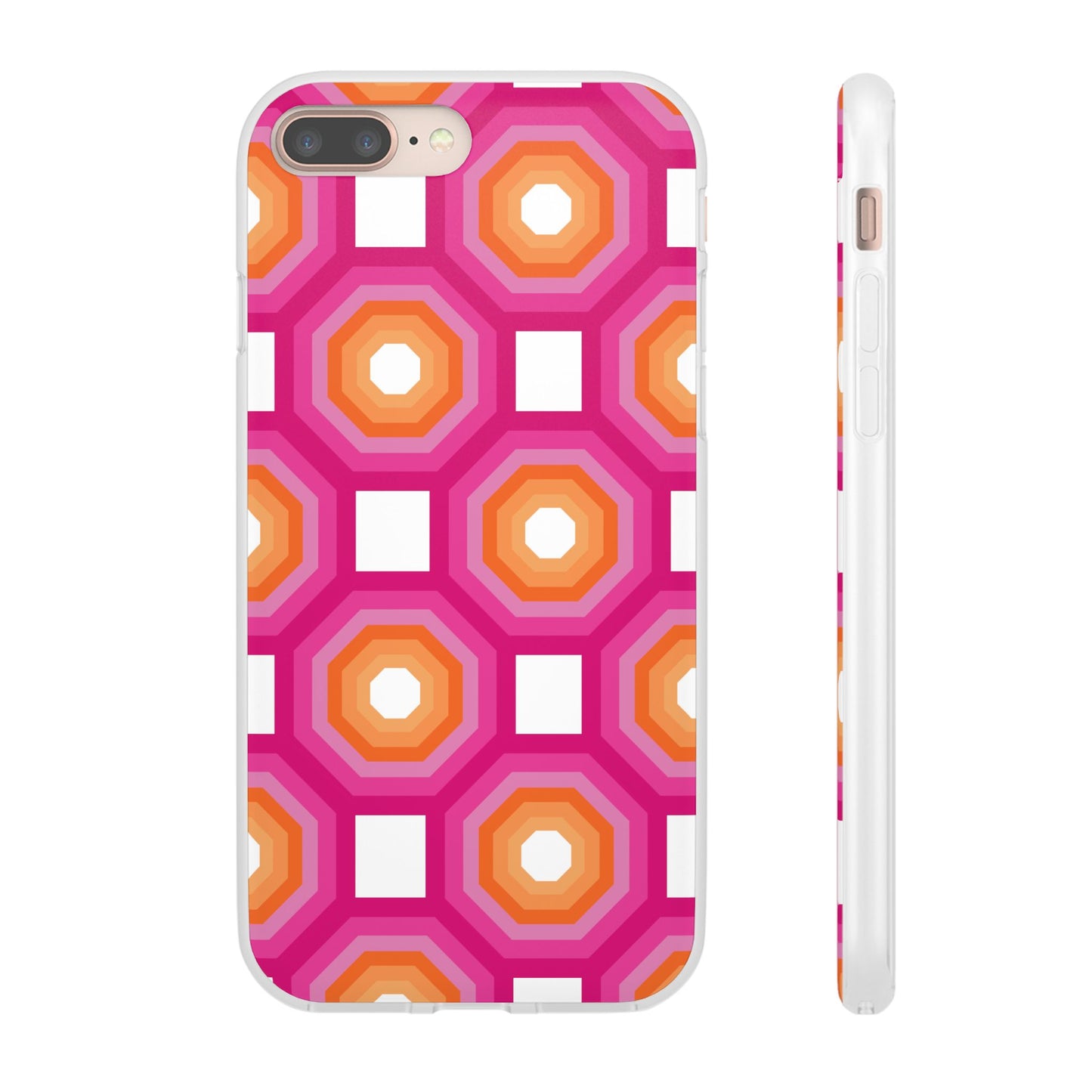 Stylish Geometric Phone Case, Flexible Phone Cover, Unique Modern Design, Perfect Gift, Trendy Accessory, Eco-Friendly Case