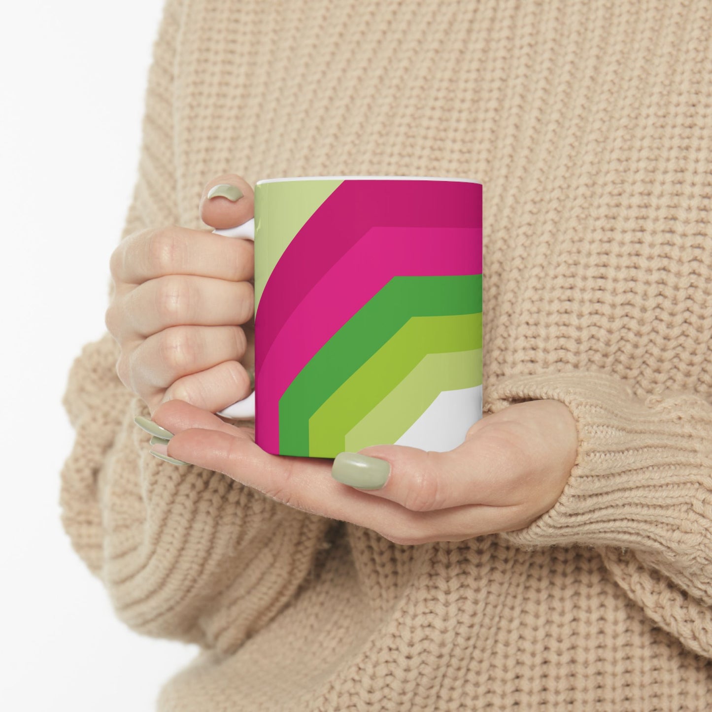Geo Art Mug – Bold Color, Daily Joy