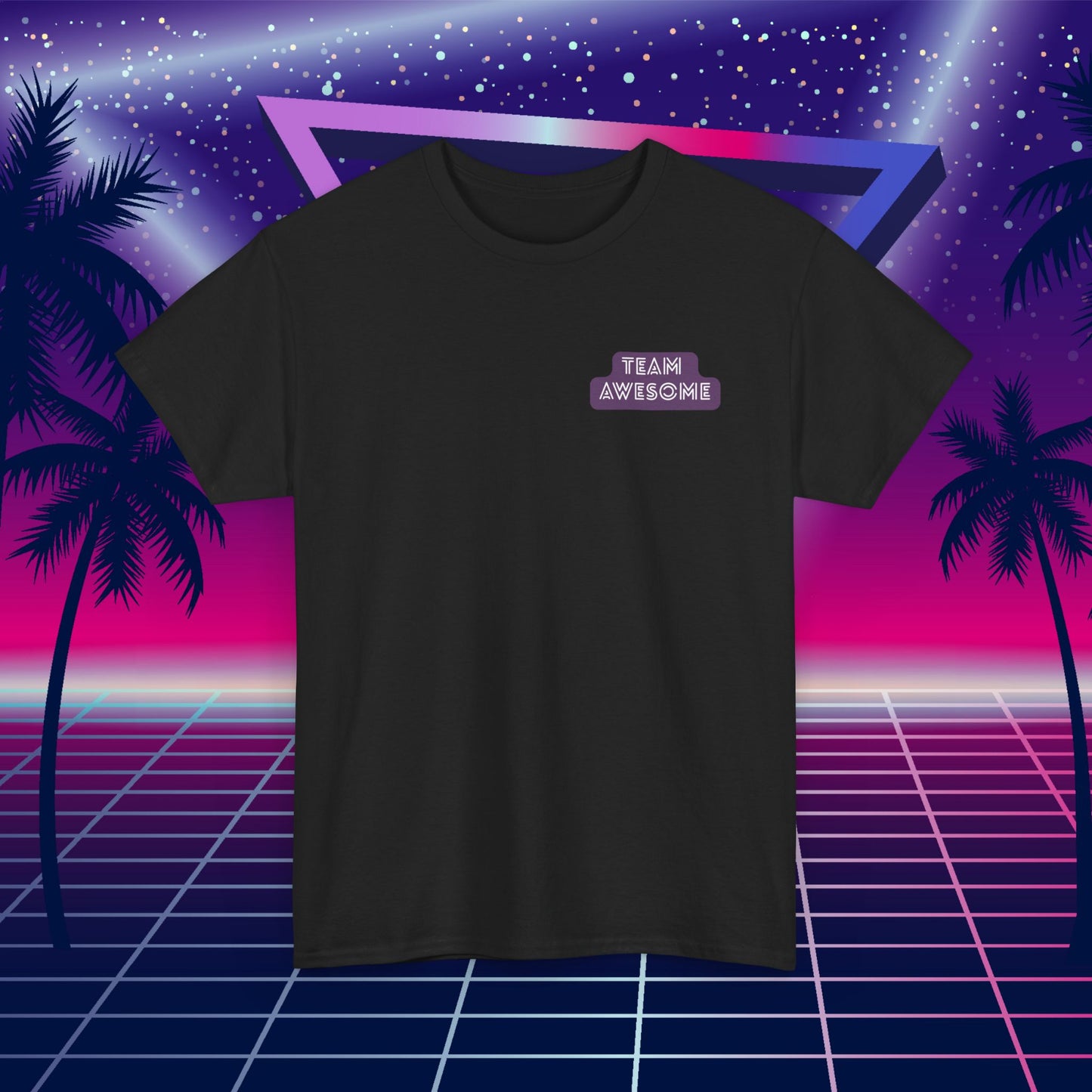 Let’s Get Physical – Join Team Awesome Retro 80s Tee - Unisex Cotton T-Shirt