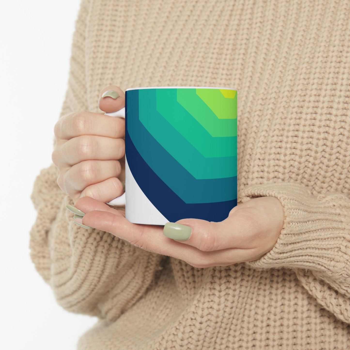 Geo Art Mug – Bold Color, Daily Joy