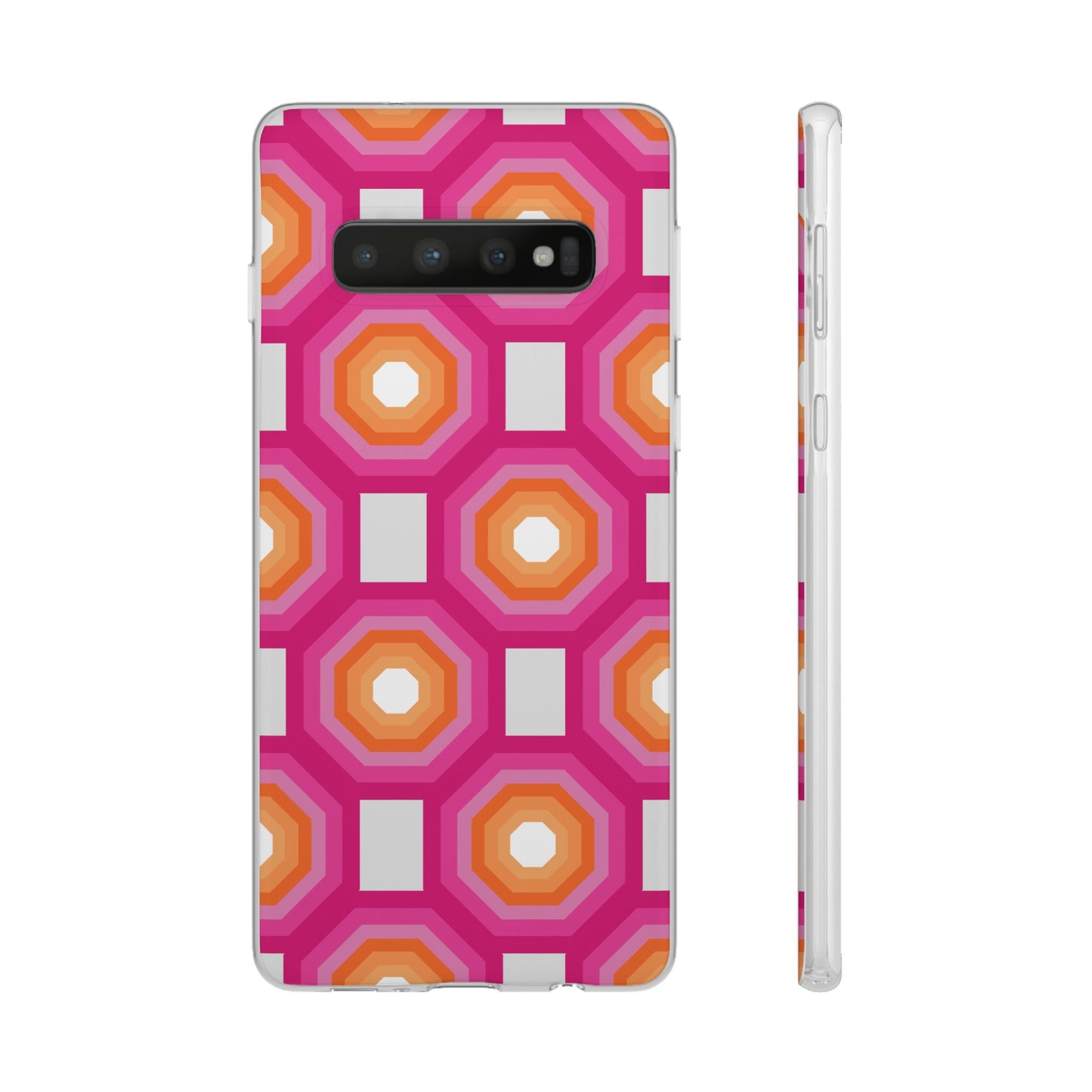 Stylish Geometric Phone Case, Flexible Phone Cover, Unique Modern Design, Perfect Gift, Trendy Accessory, Eco-Friendly Case