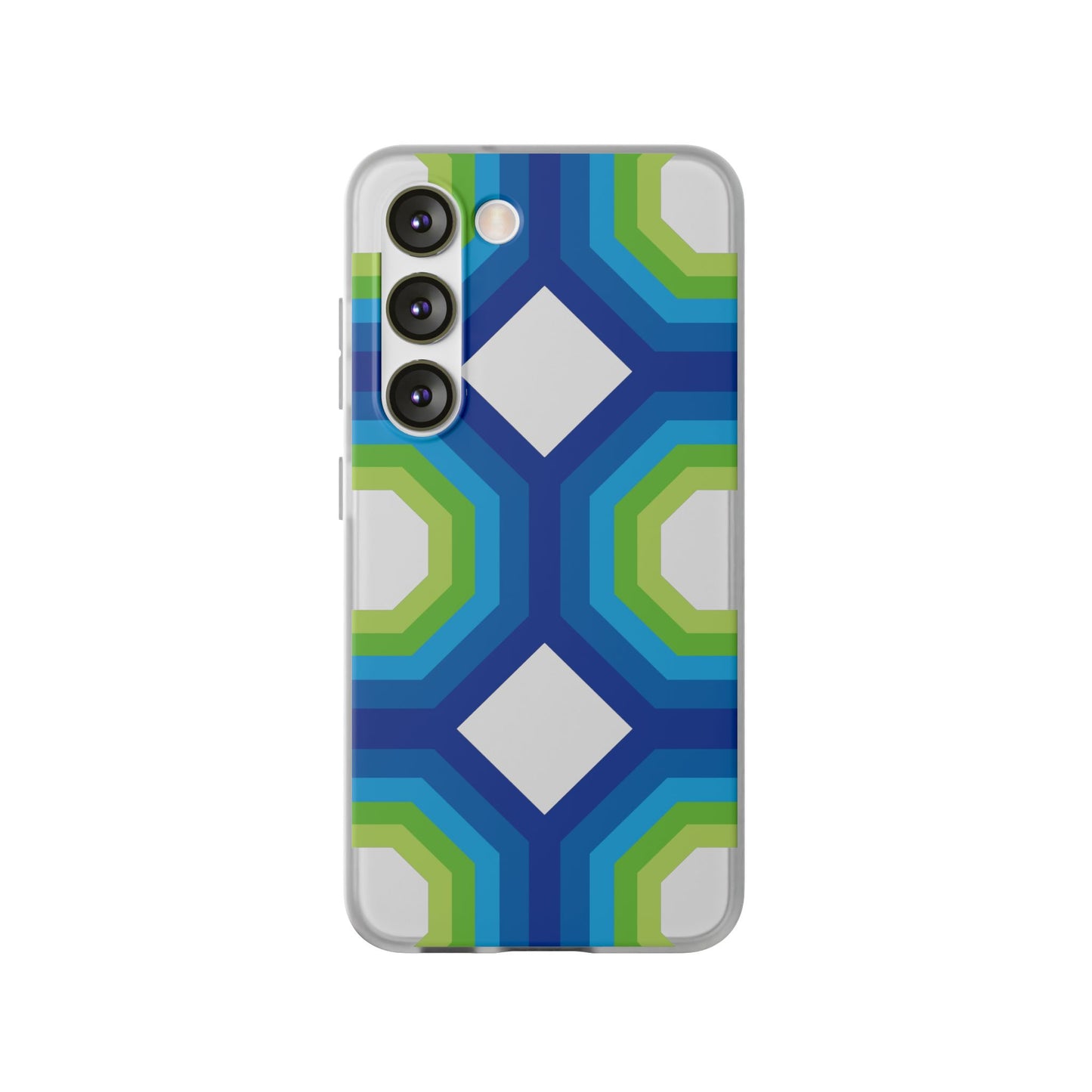 Stylish Geometric Phone Case, Flexible Phone Cover, Unique Modern Design, Perfect Gift, Trendy Accessory, Eco-Friendly Case