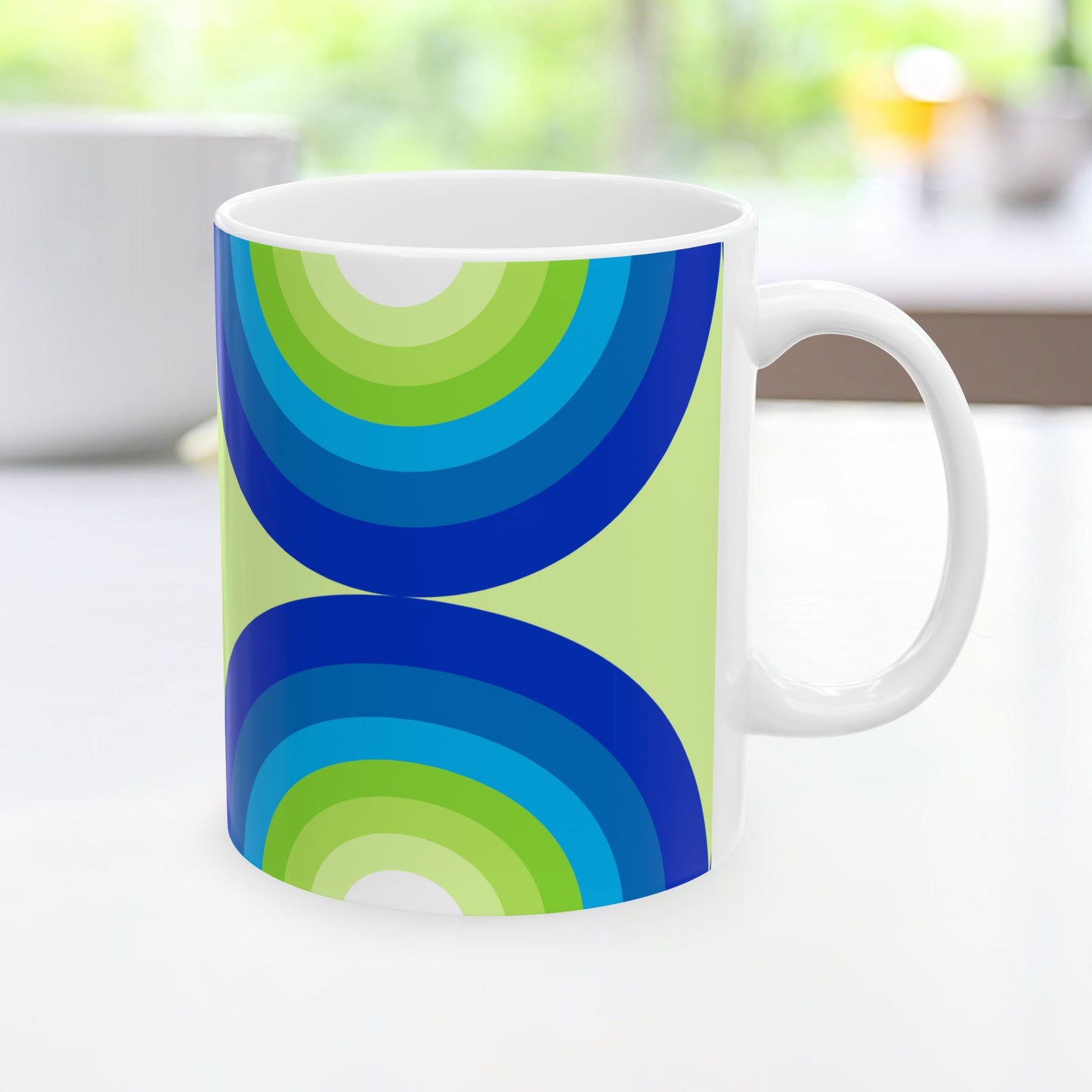 Geo Art Mug – Bold Color, Daily Joy