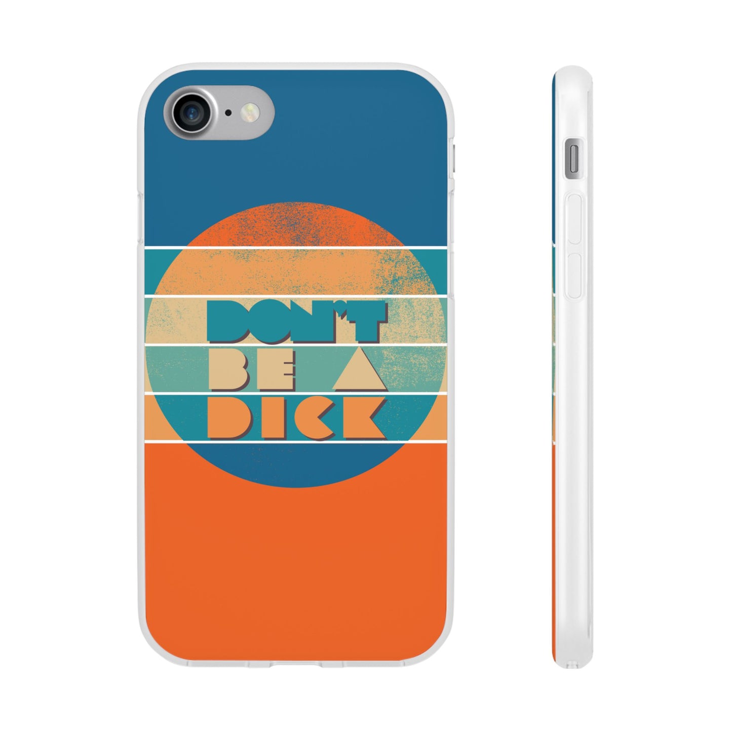 Phone Case - 'Don't Be a Dick' Retro 70s style