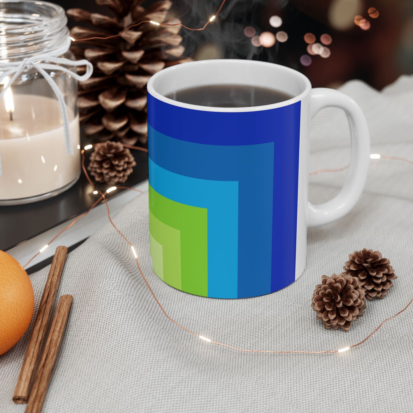 Geo Art Mug – Bold Color, Daily Joy
