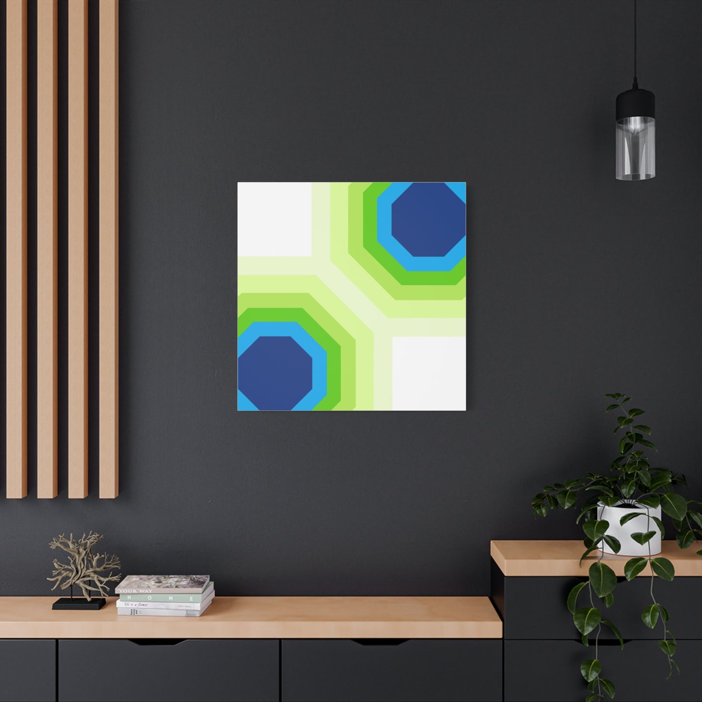 Modern Geometric Canvas Art | Bold Colors, Clean Lines, Creative Energy