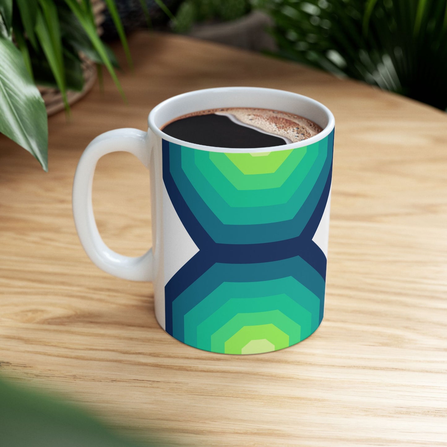 Geo Art Mug – Bold Color, Daily Joy