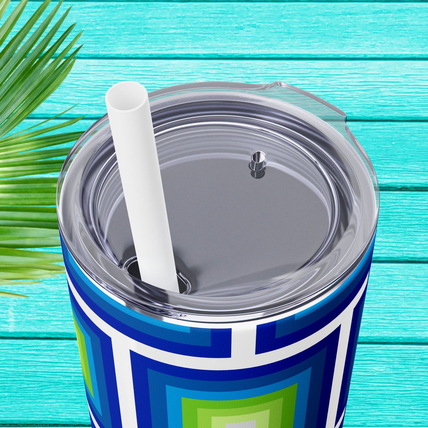 Vibrant. Versatile. Totally Sippable. – 20 oz Skinny Travel Tumbler with Straw