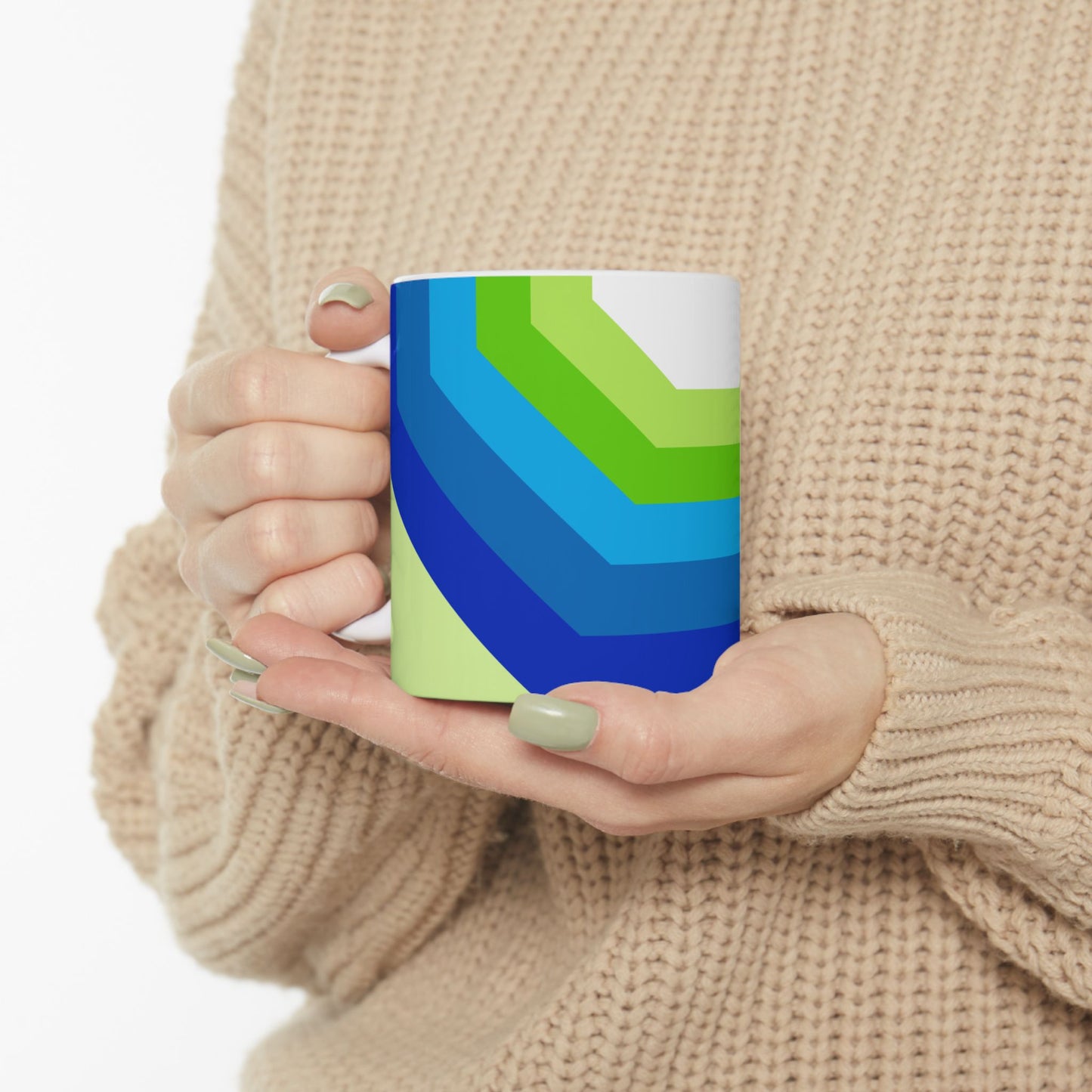 Geo Art Mug – Bold Color, Daily Joy
