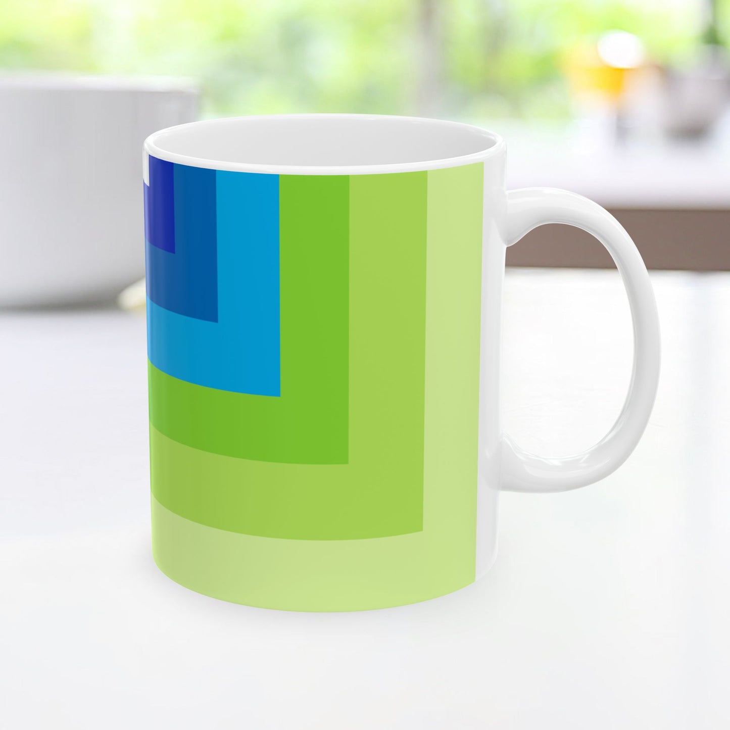 Geo Art Mug – Bold Color, Daily Joy