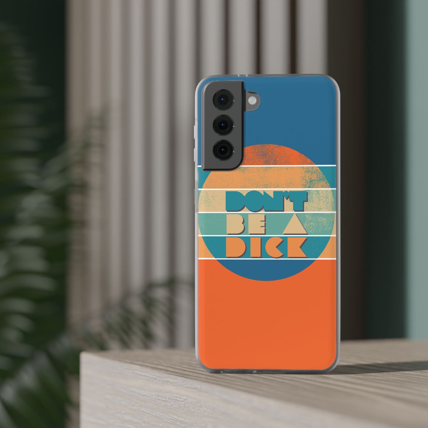 Phone Case - 'Don't Be a Dick' Retro 70s style
