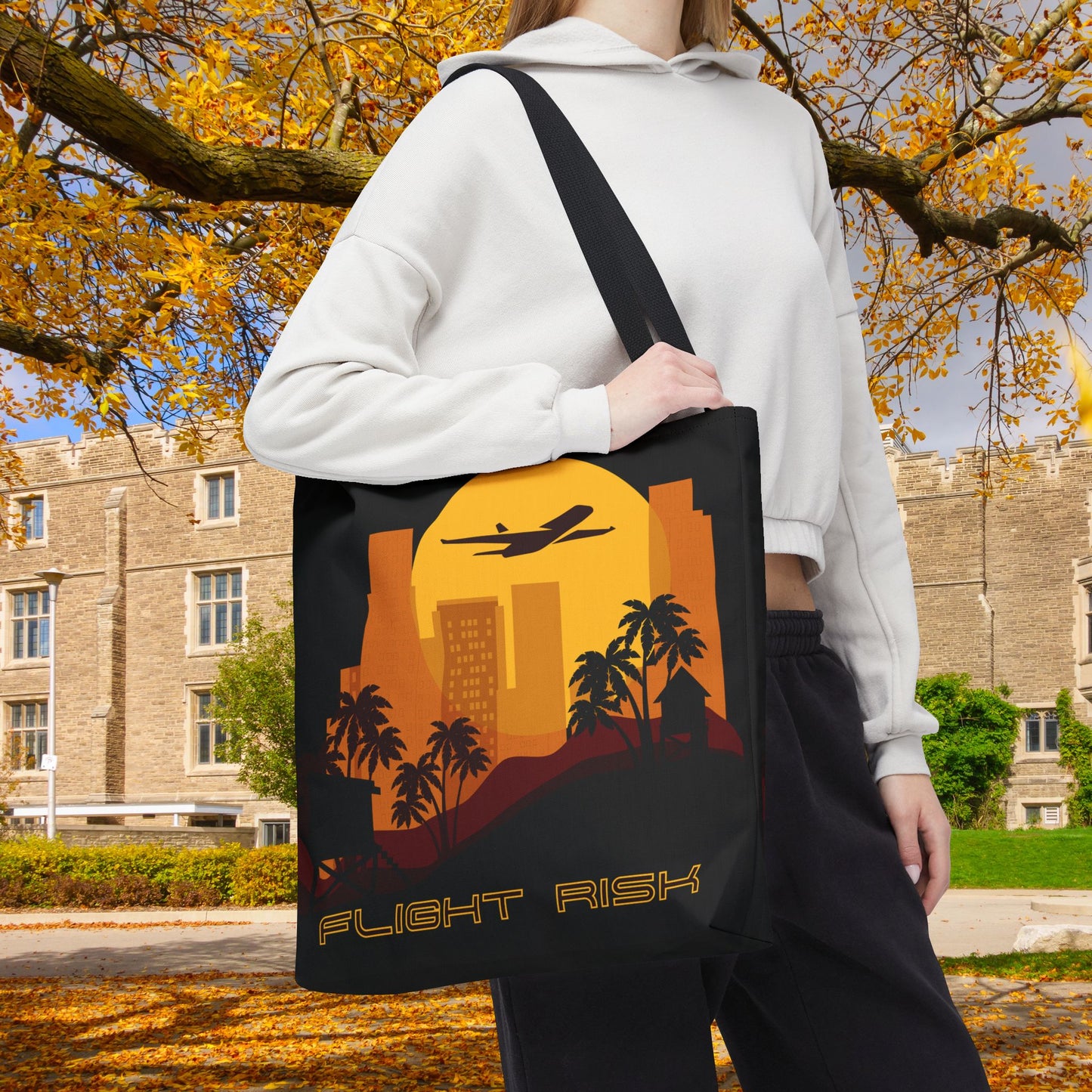 Flight Risk Tote Bag – 3 sizes | A little mysterious & Wanderlust-fueled