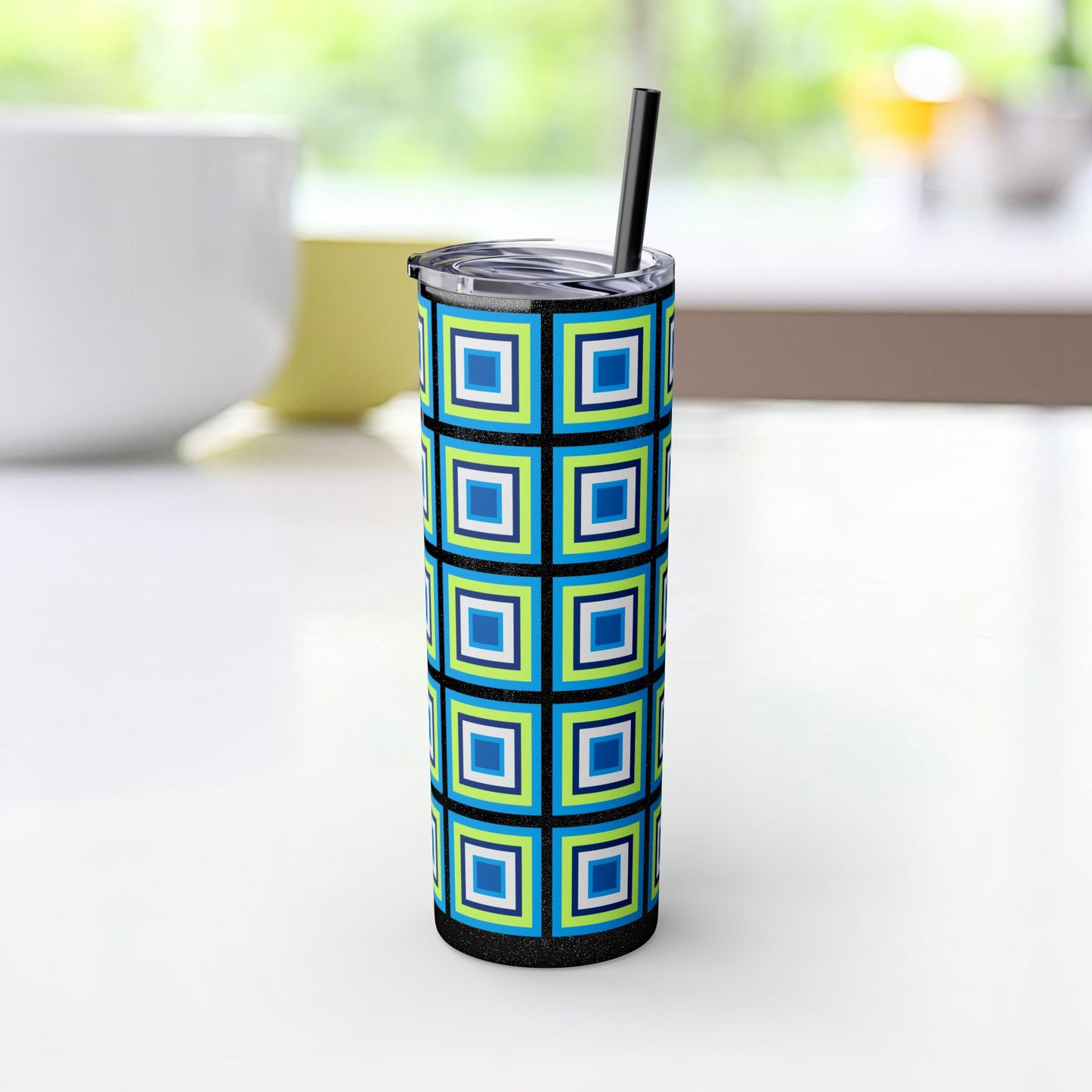 Vibrant. Versatile. Totally Sippable. – 20 oz Skinny Travel Tumbler with Straw