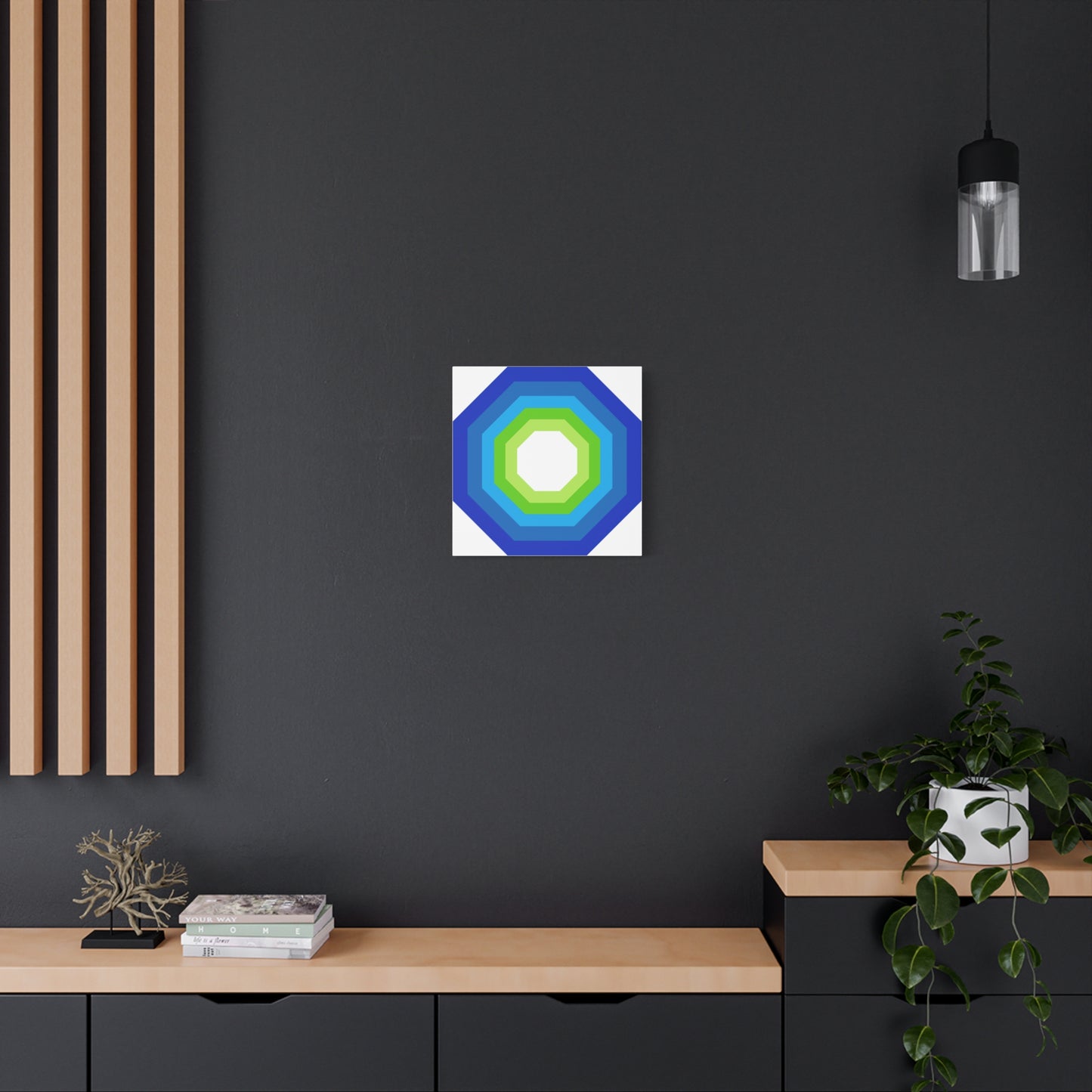 Modern Geometric Canvas Art | Bold Colors, Clean Lines, Creative Energy